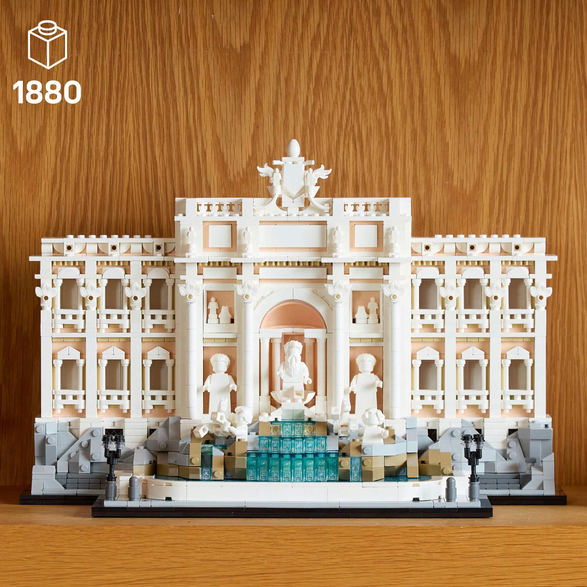 LEGO® Architecture Trevi Fountain Model, Italian Landmark Rome Memorabilia 21062