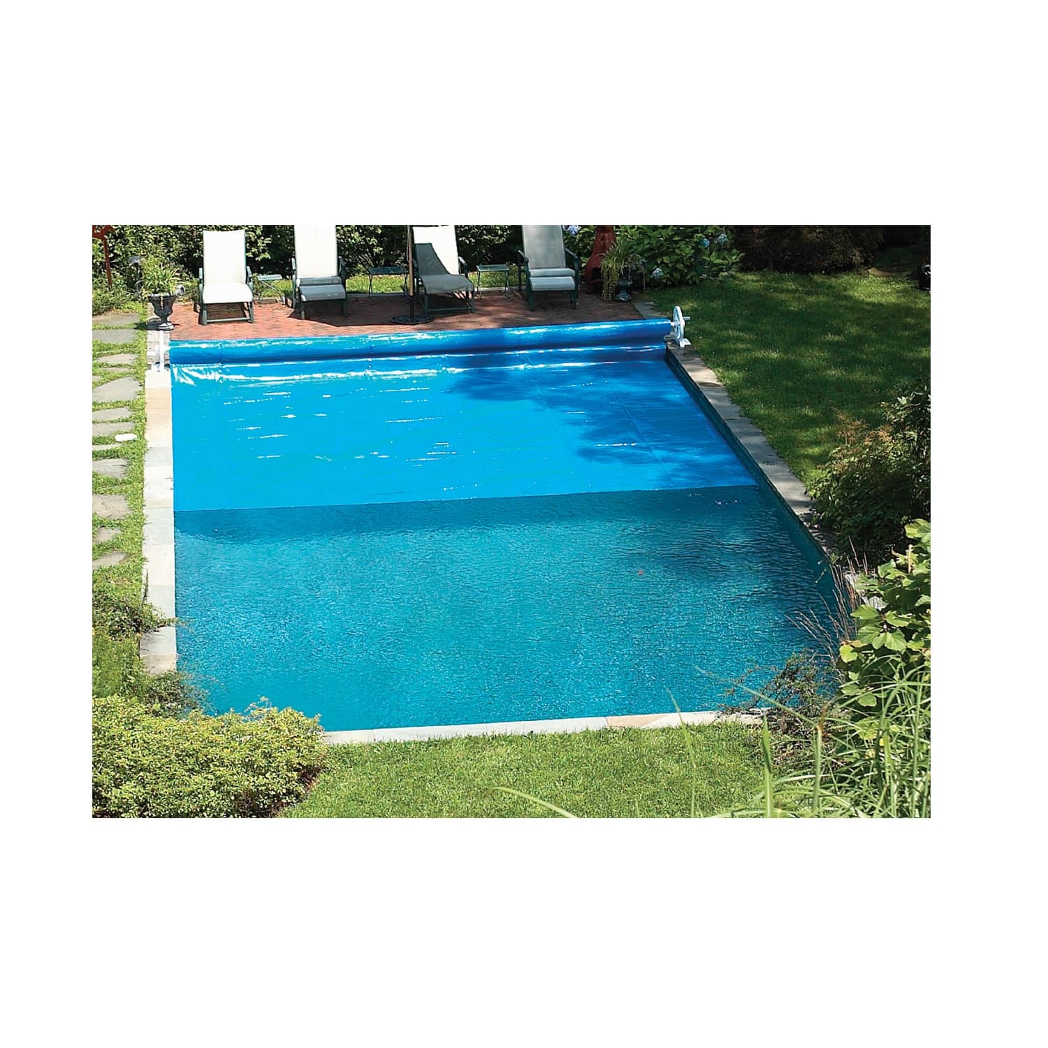 Swimline HydroTools Above Ground Pool Solar Cover Blanket Reel System