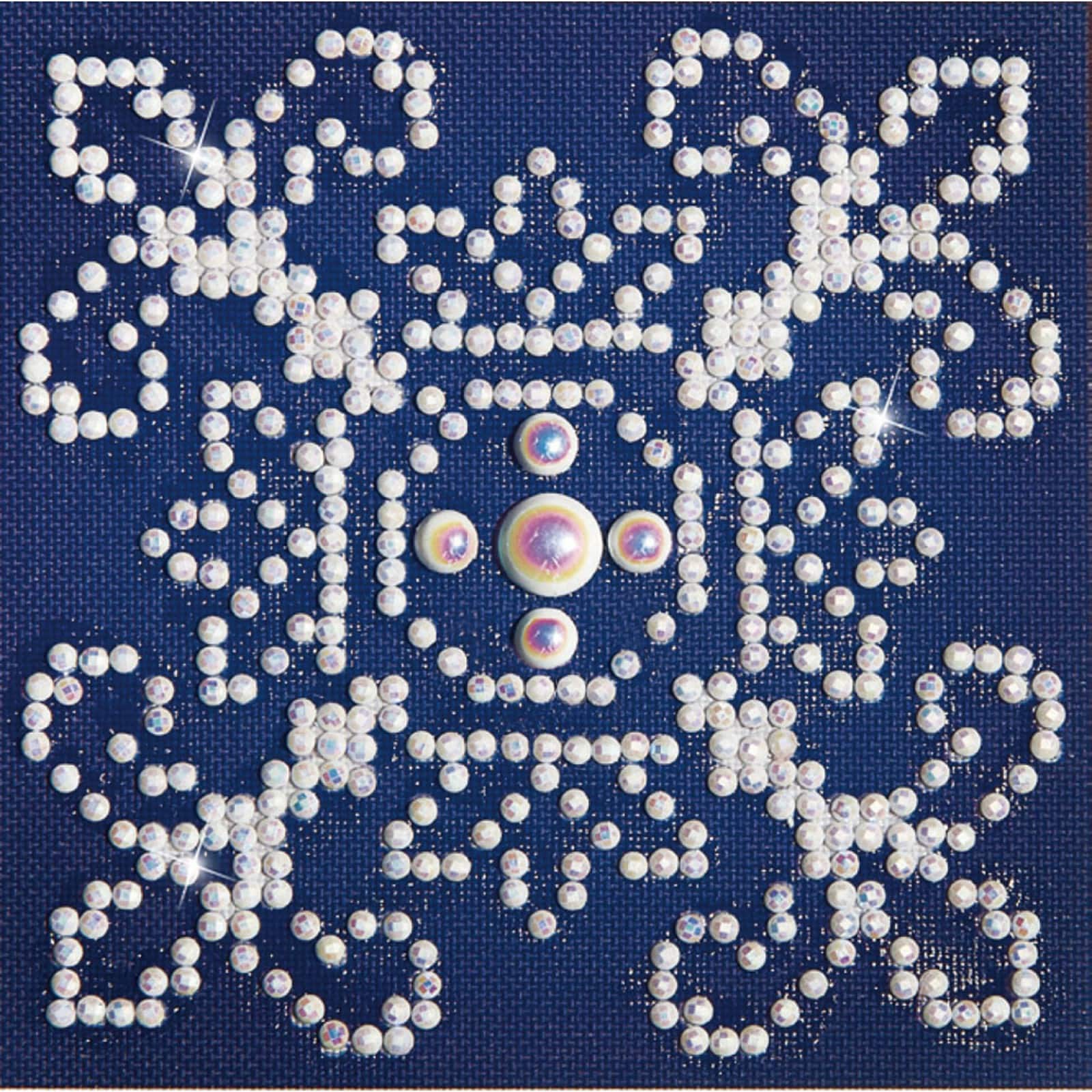 Diamond Dotz® Beginner White on Blue Diamond Facet Art Kit