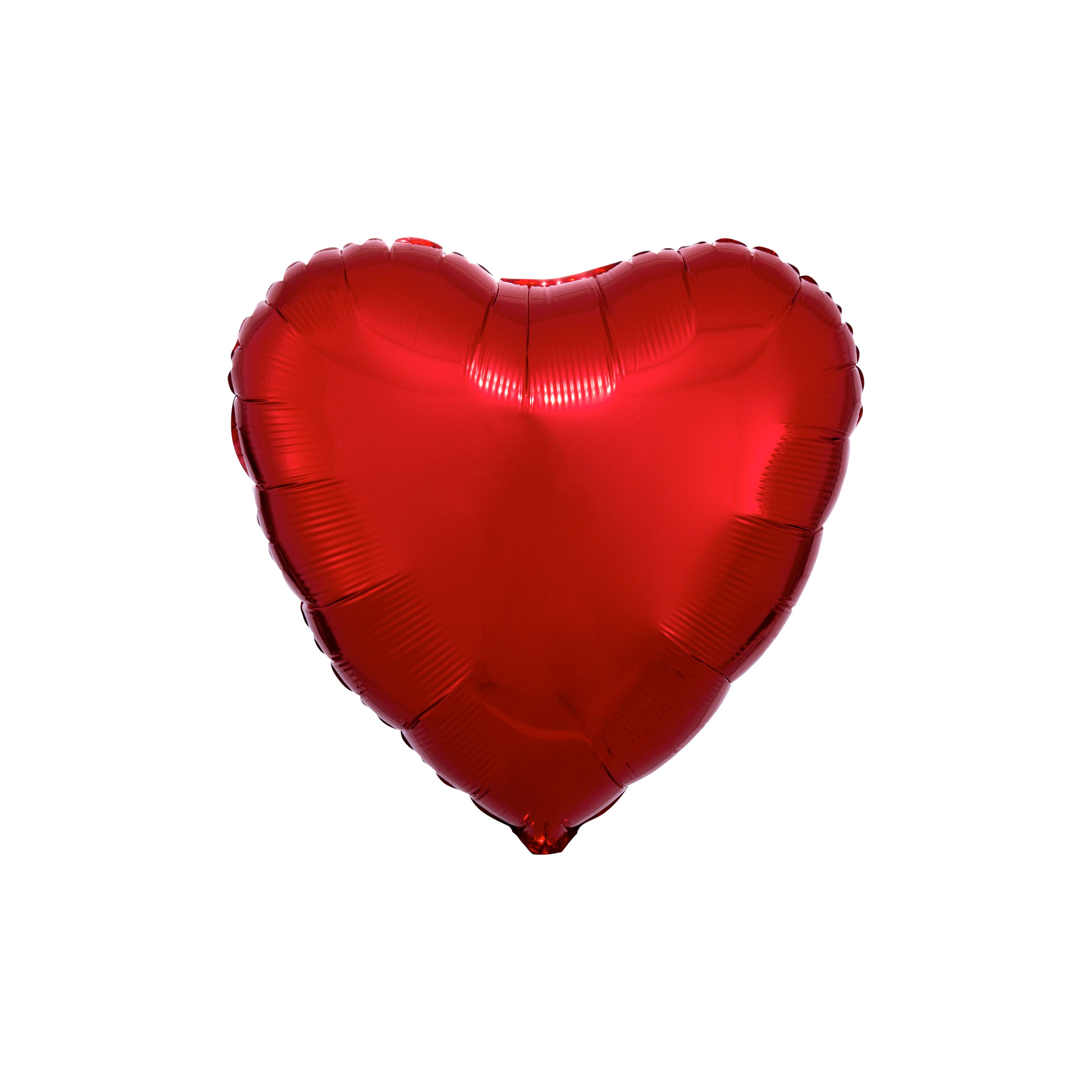 17" Metallic Heart Mylar Balloon