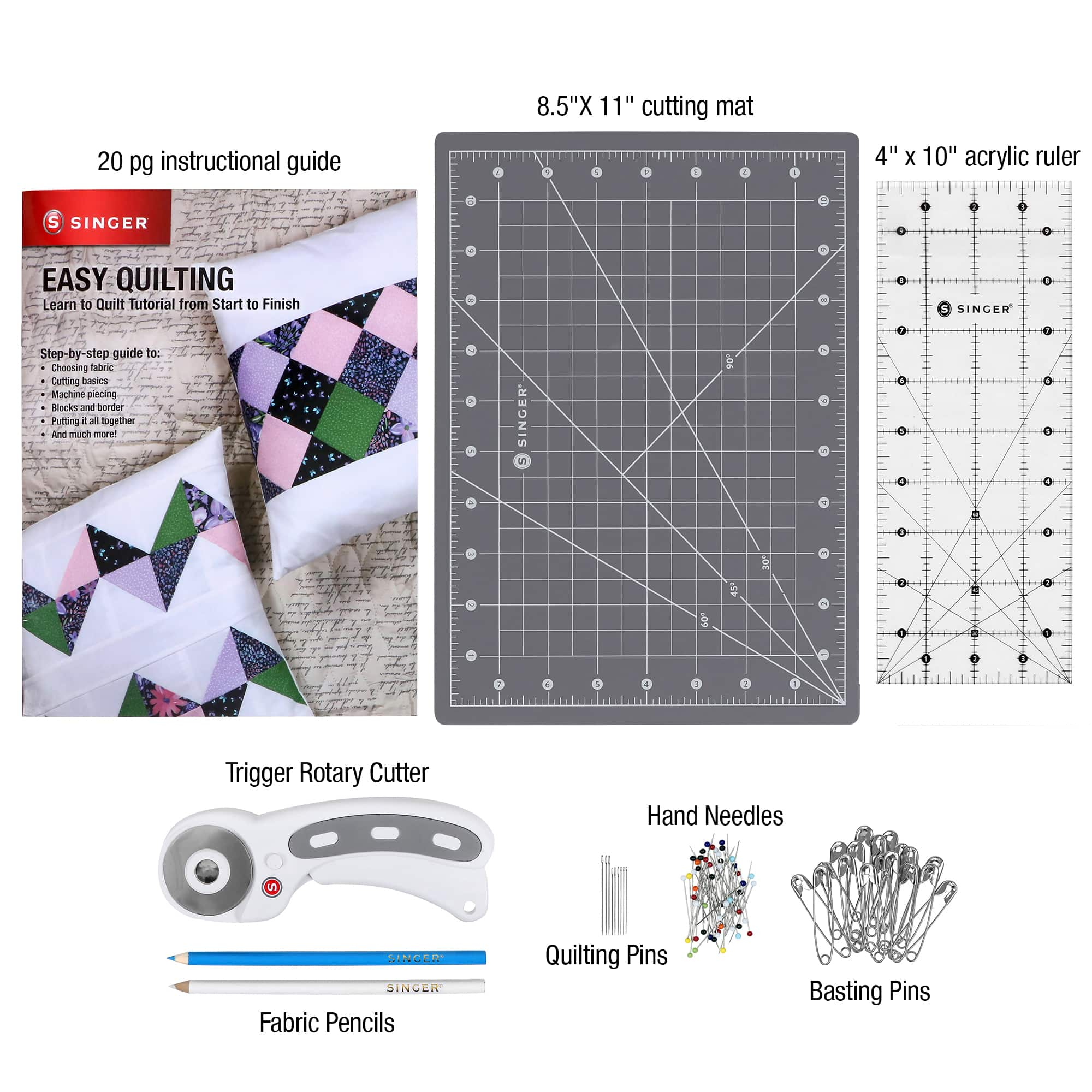 SINGER&#xAE; Learn to Quilt Sewing Kit