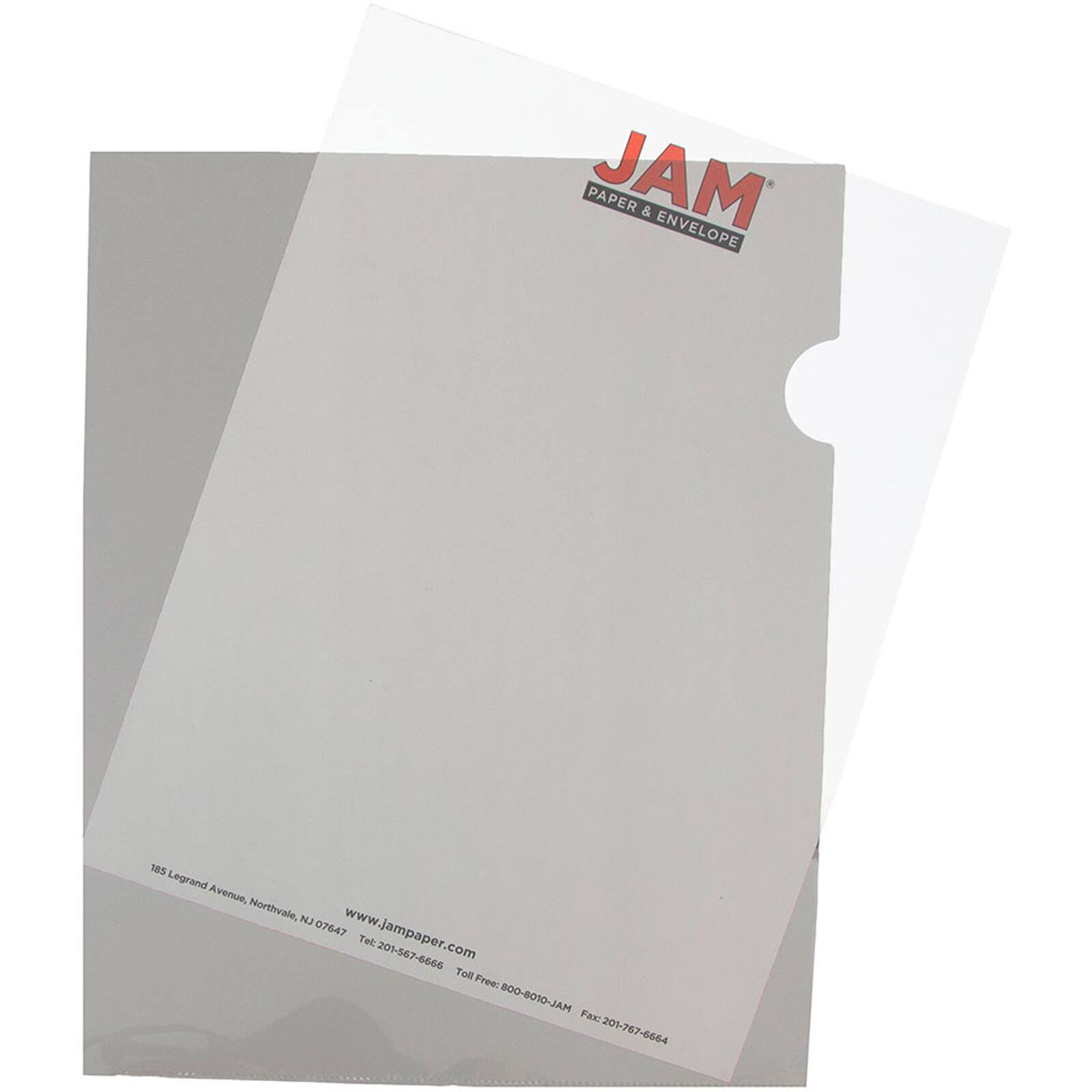 JAM Paper 9&#x22; x 11.5&#x22; Plastic Sleeves, 12ct.