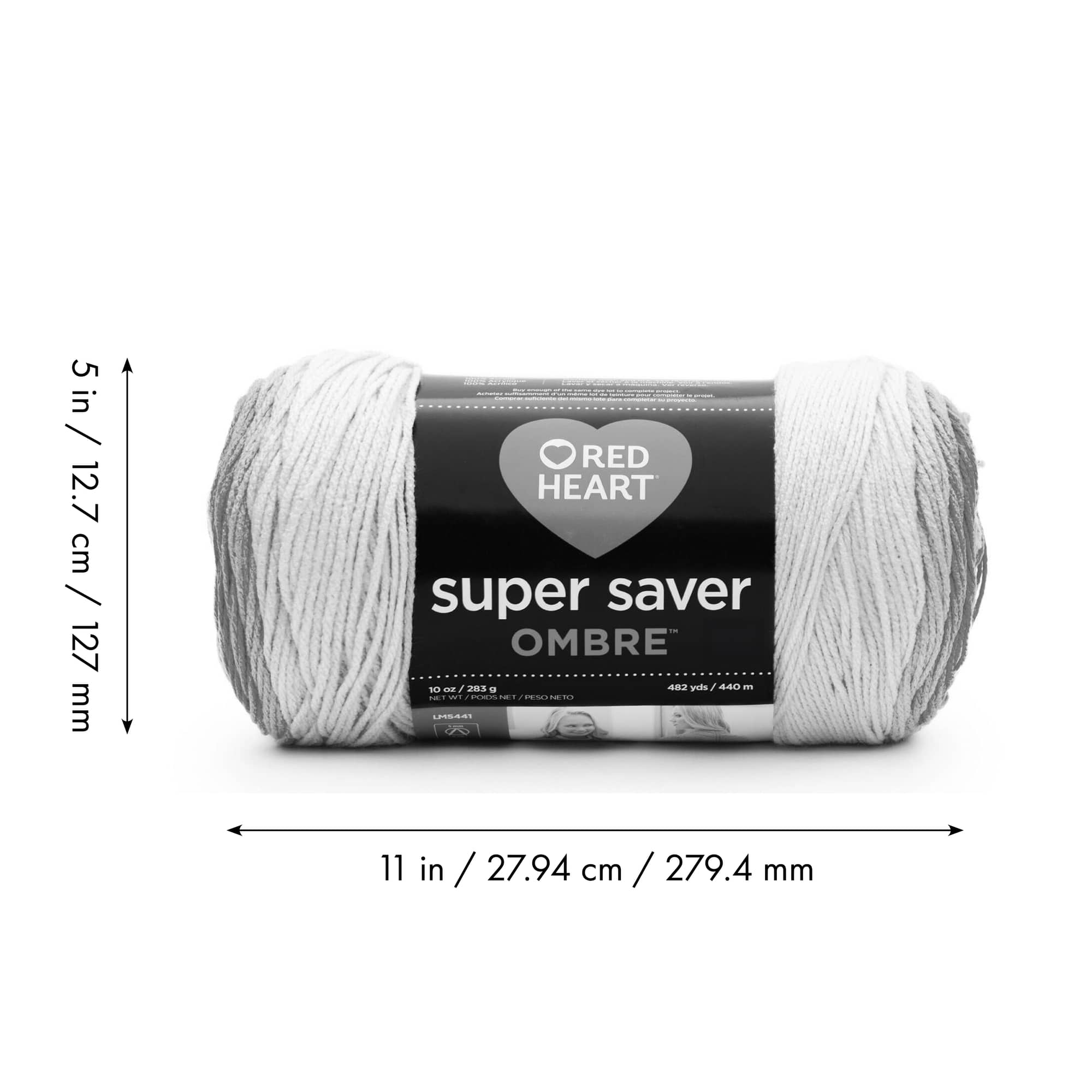 2 Pack Red Heart® Super Saver Ombre™ Yarn