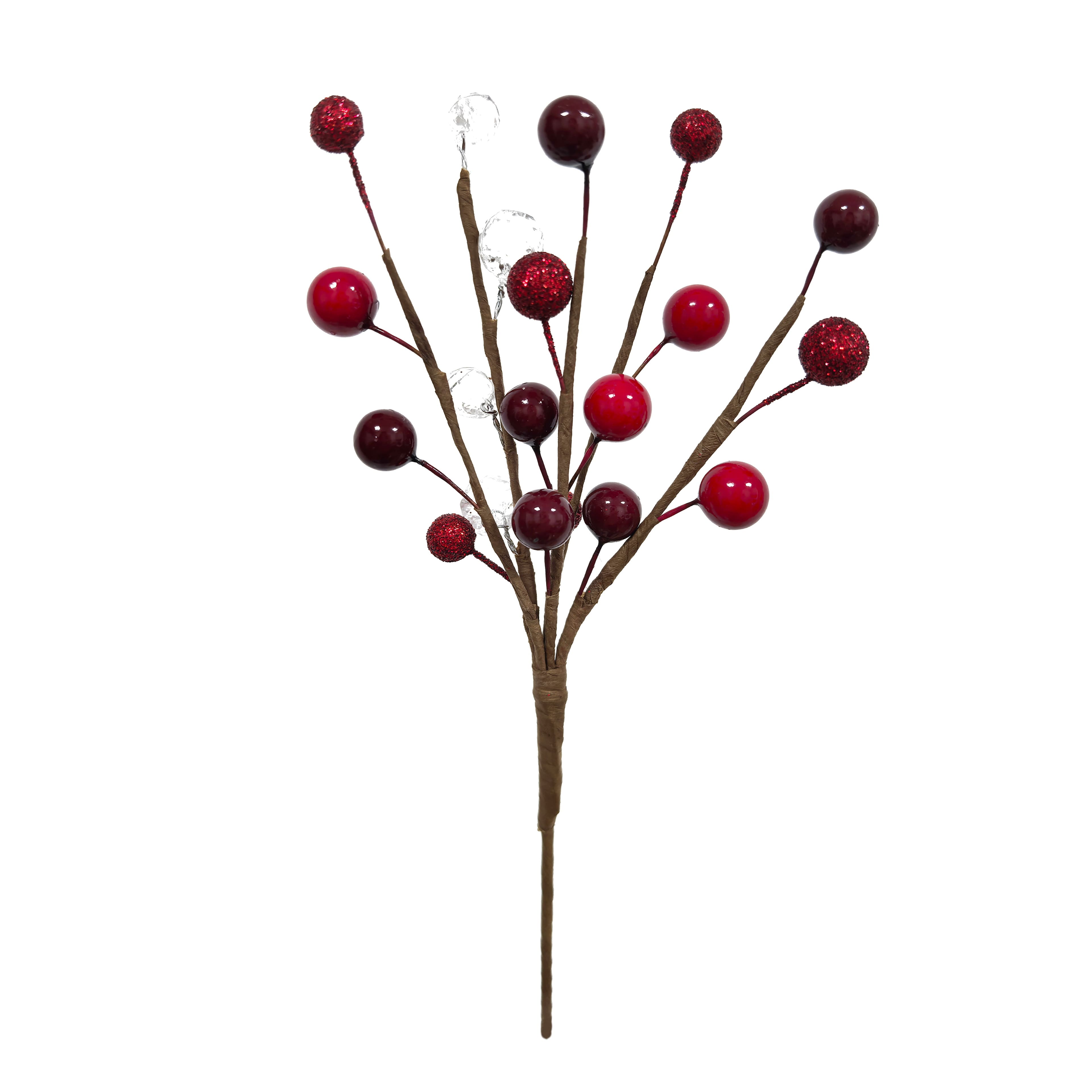8&#x22; Red, Crystal &#x26; Burgundy Berry Pick by Ashland&#xAE;