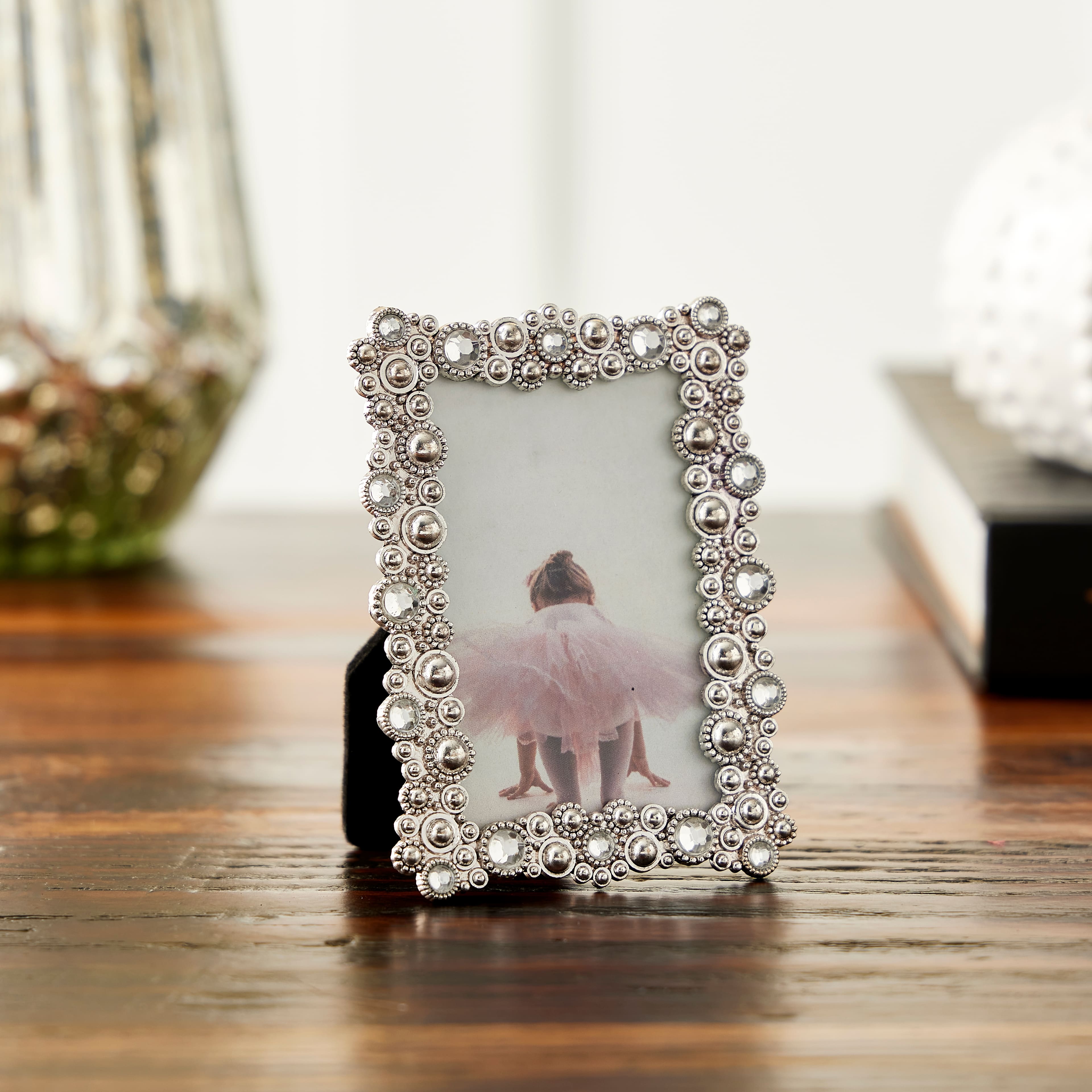 Silver Gems Mini Frame by Studio D&#xE9;cor&#xAE;