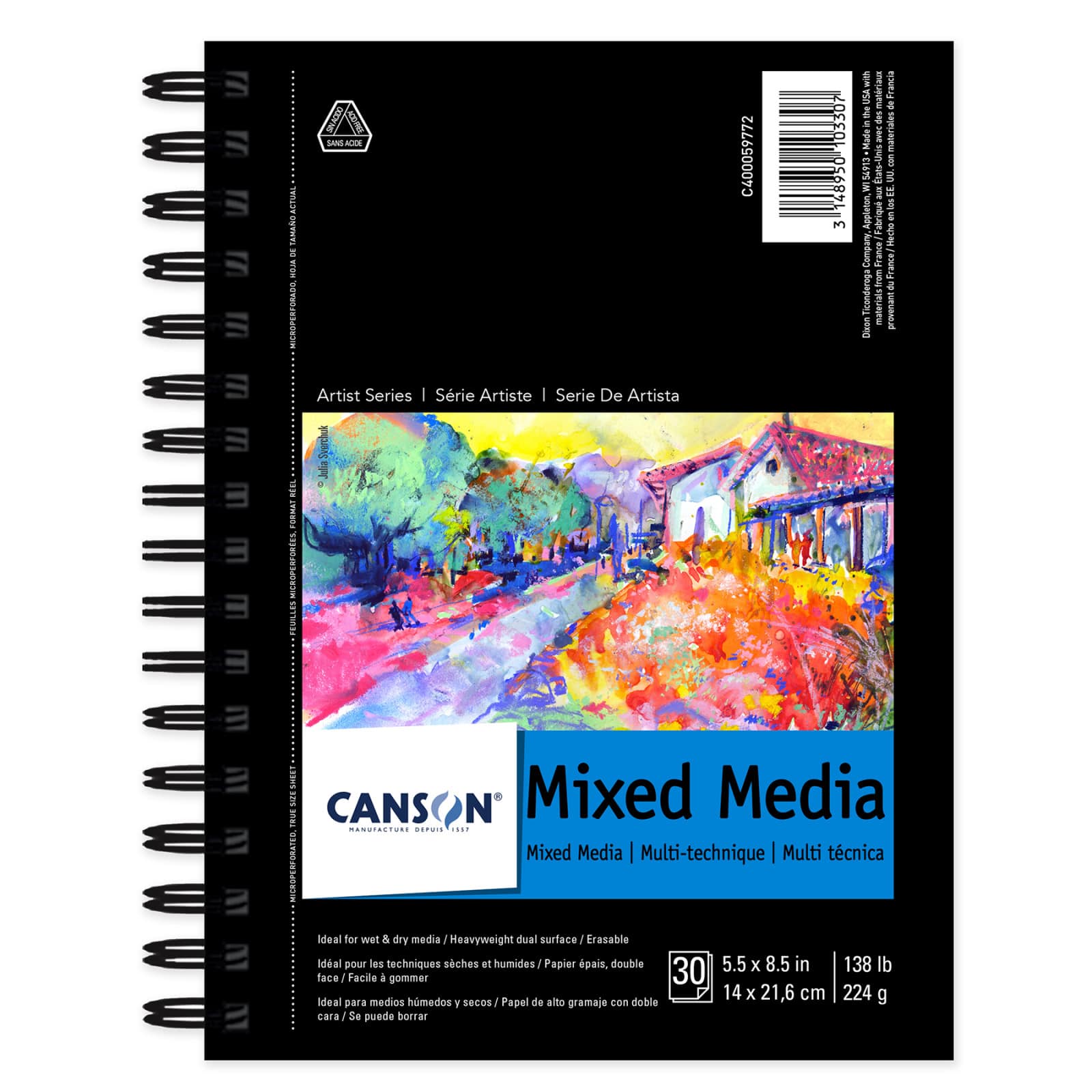 Canson&#xAE; Artist Series Mix Media Book
