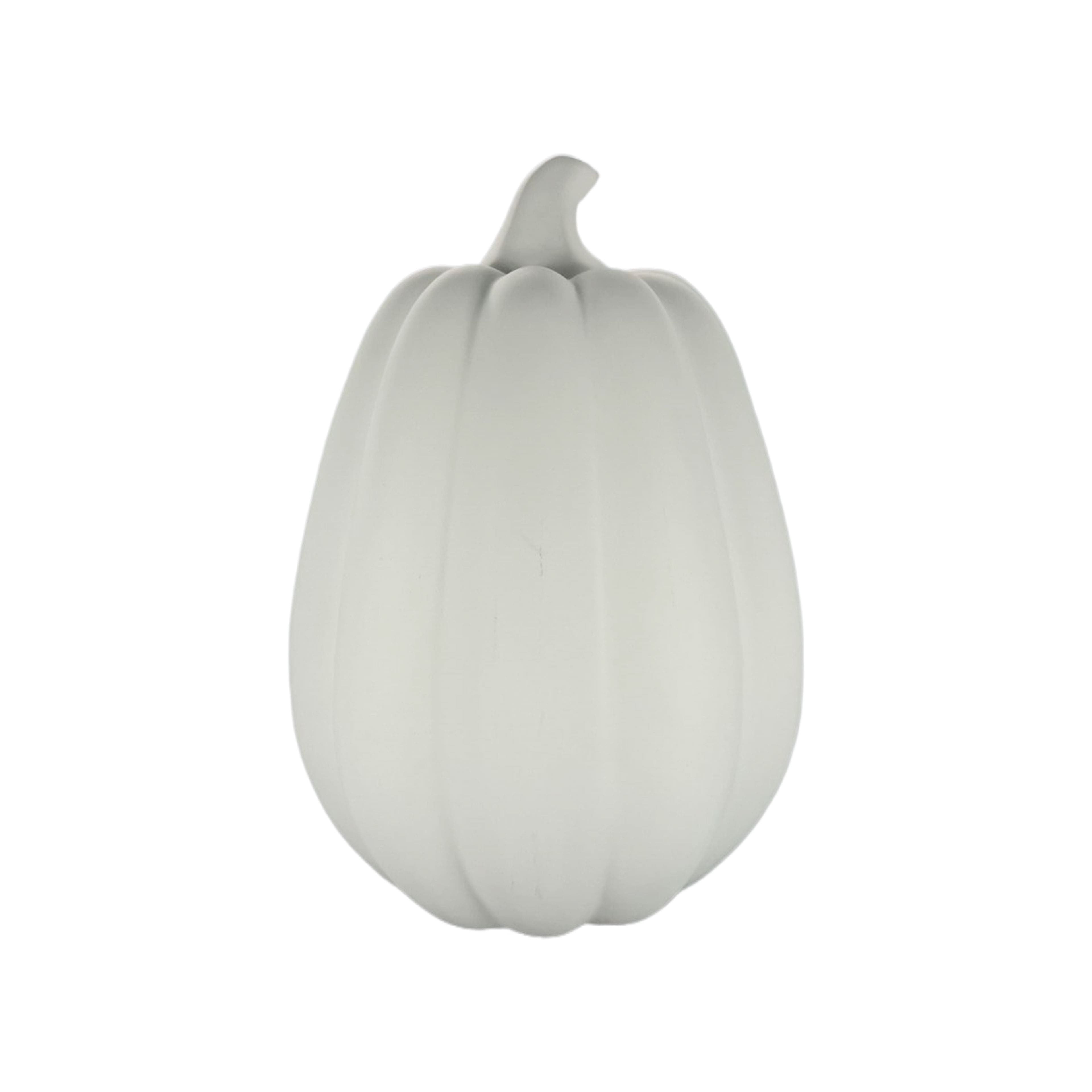 12.5&#x22; DIY Ceramic LED Tall Jack-o&#x27;-Lantern D&#xE9;cor by Make Market&#xAE;