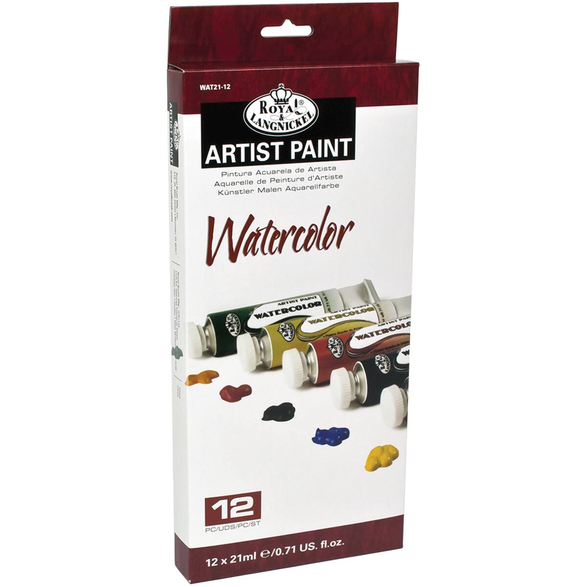 Royal & Langnickel® Artist Color 12 Color Watercolor Paint Set Michaels