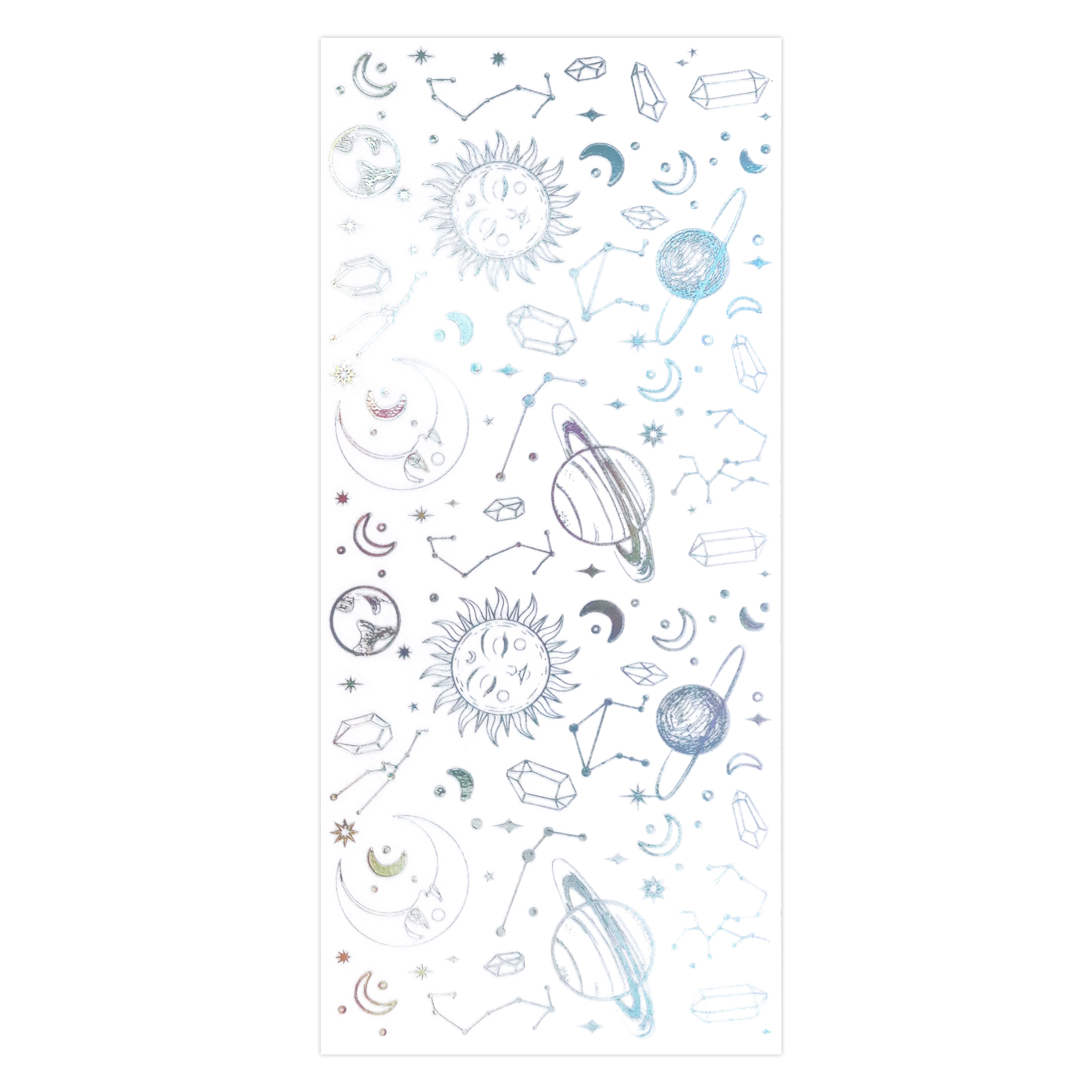 11.25&#x22; x 5&#x22; Iridescent Celestials Cold Transfer Sticker Wrap by Recollections&#x2122;