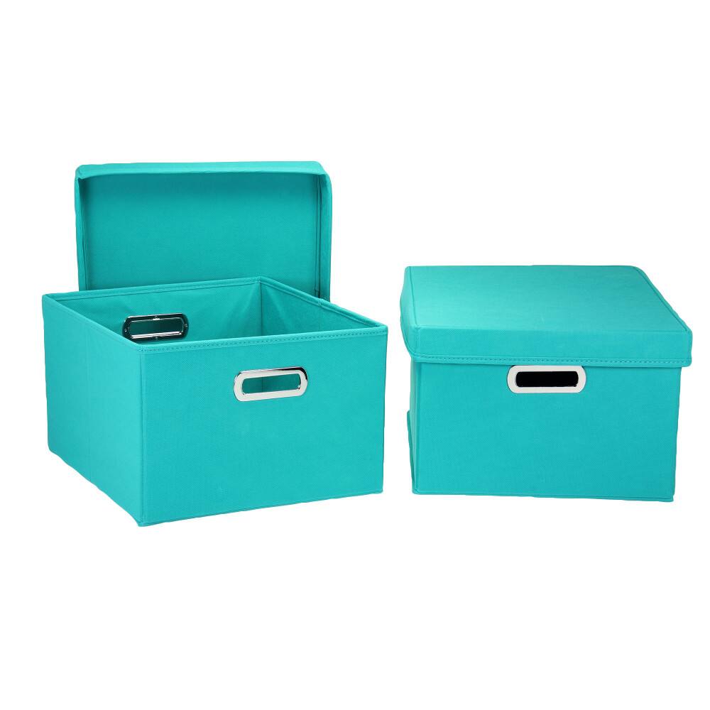 Household Essentials Storage Bins with Lids, 2ct.