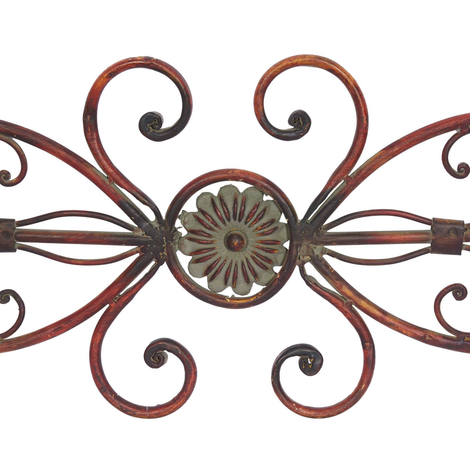 54&#x22; Brown Metal Rustic Wall D&#xE9;cor