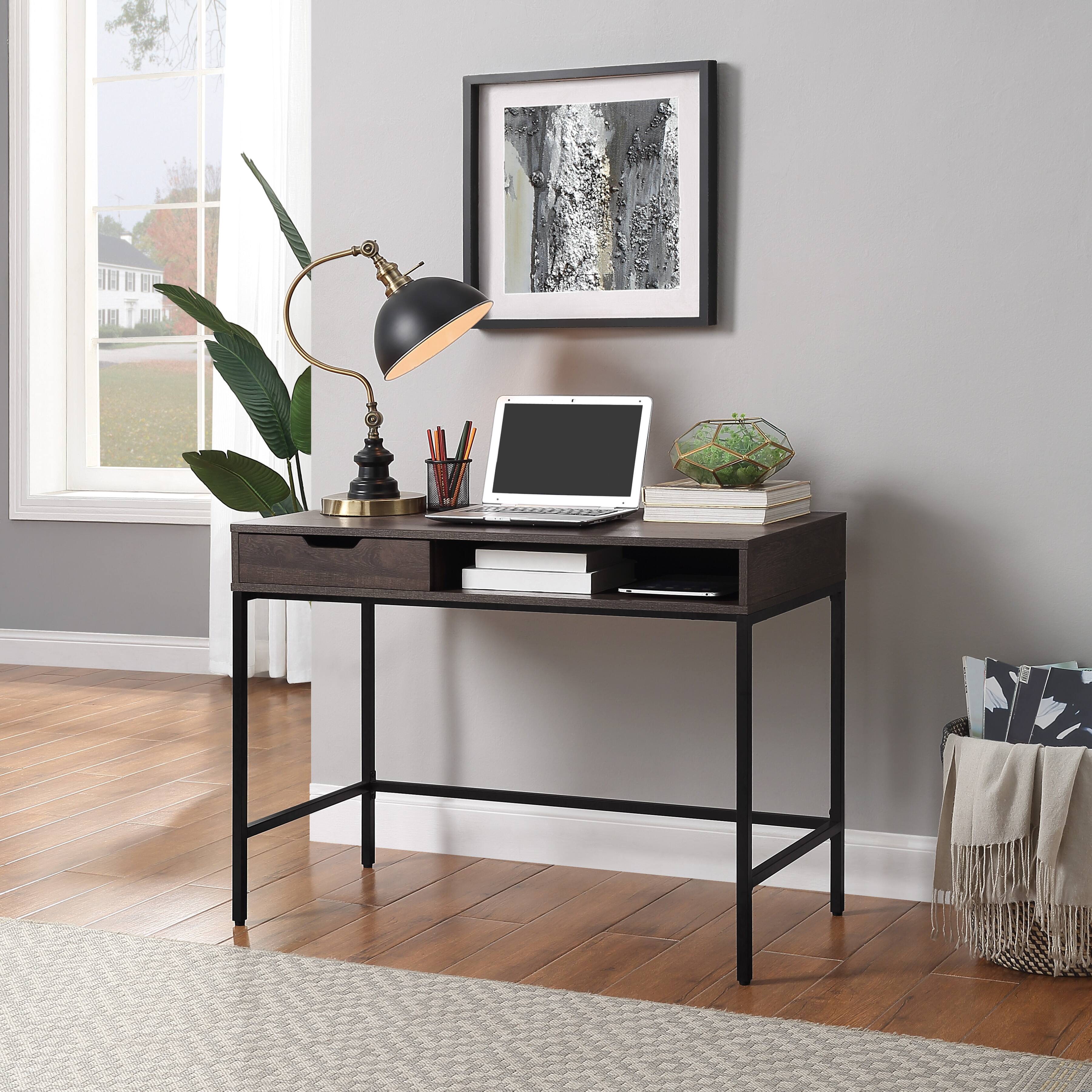 OSP Home Furnishings 40" Contempo Desk with Drawer