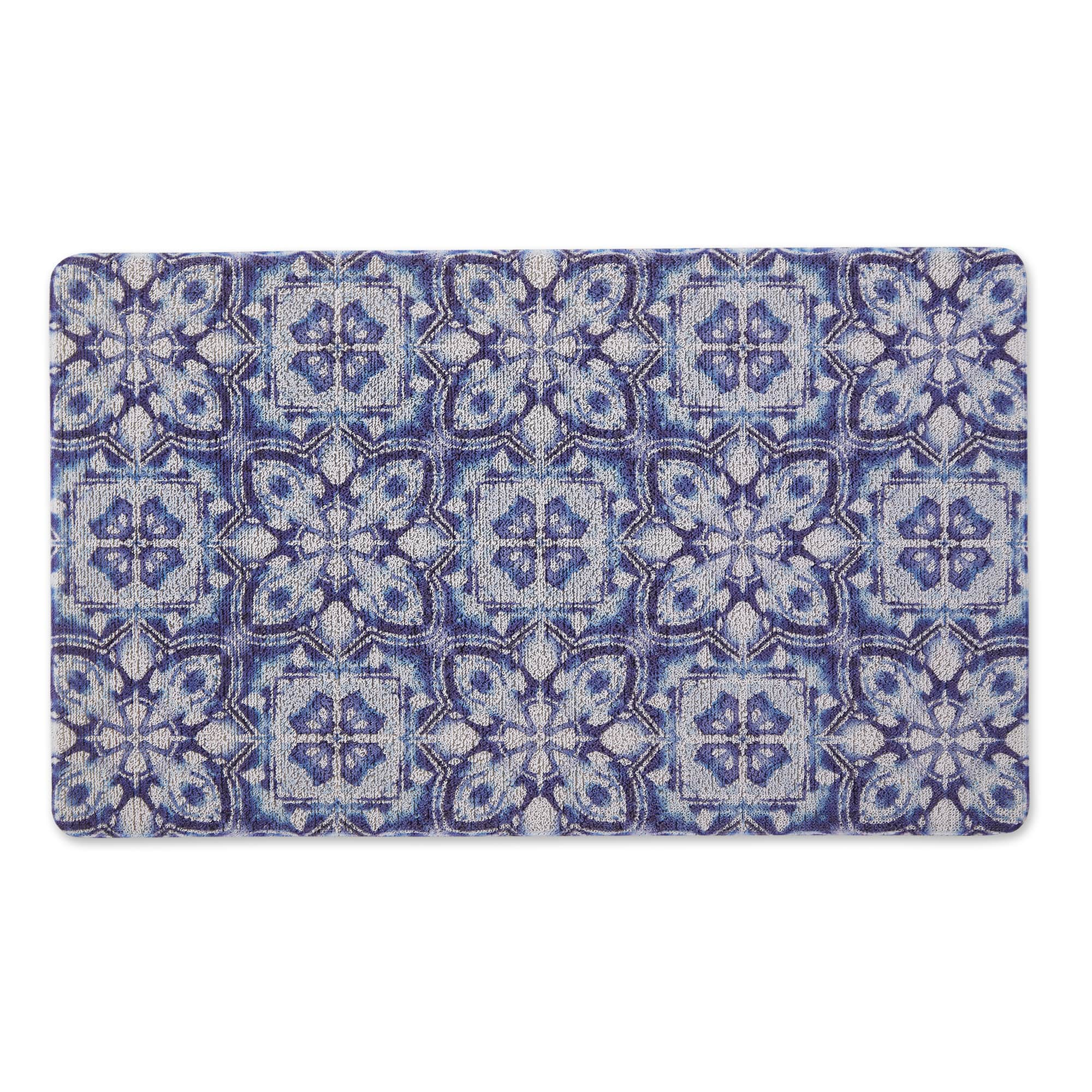 DII&#xAE; Blue Tile Tufted Mat