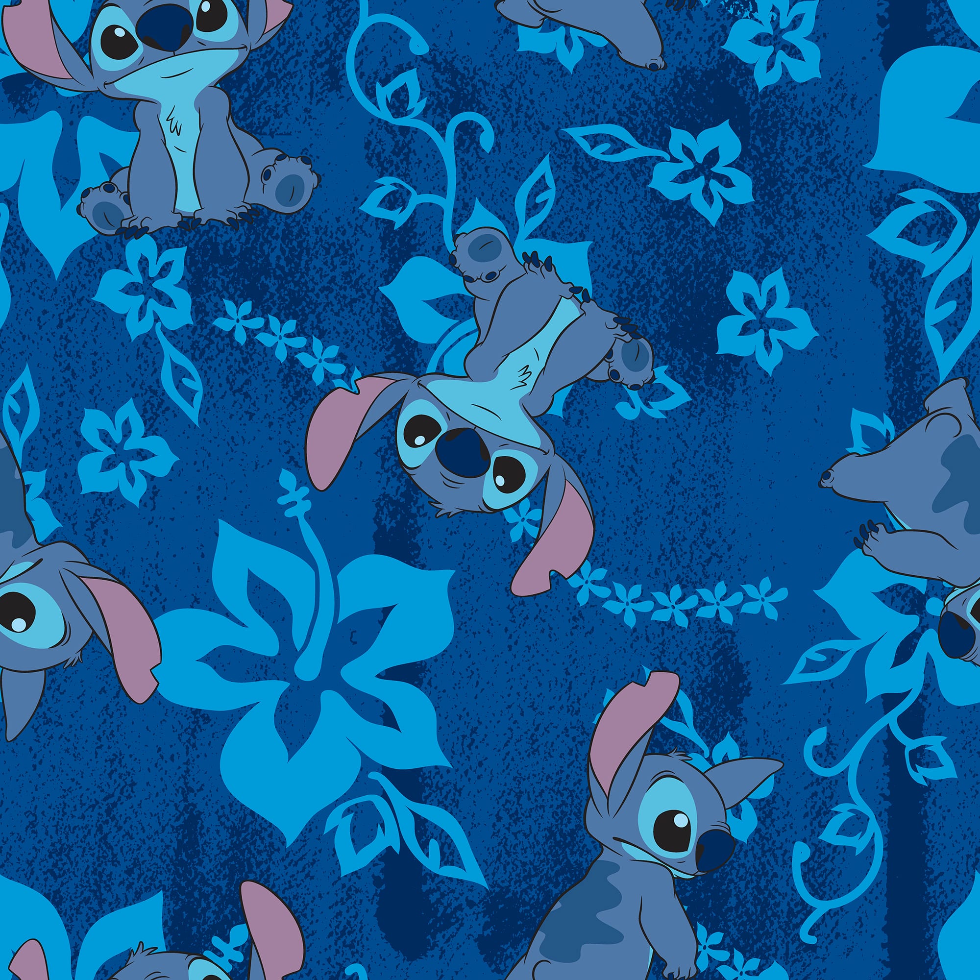 Springs Creative Disney® Stitch on Blue Fleece