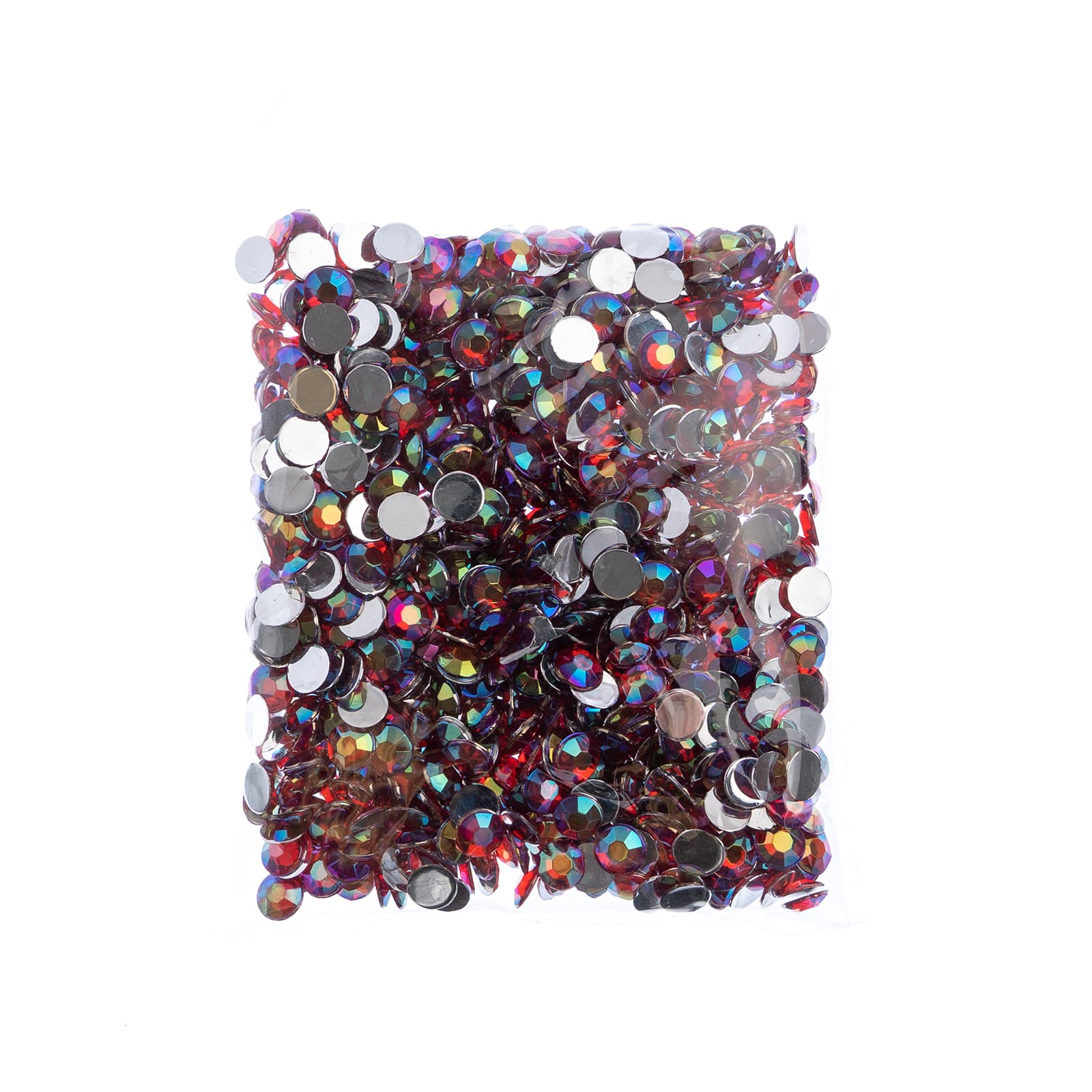 John Bead 8mm Acrylic Round Flat Back Rhinestones, 1,000ct.