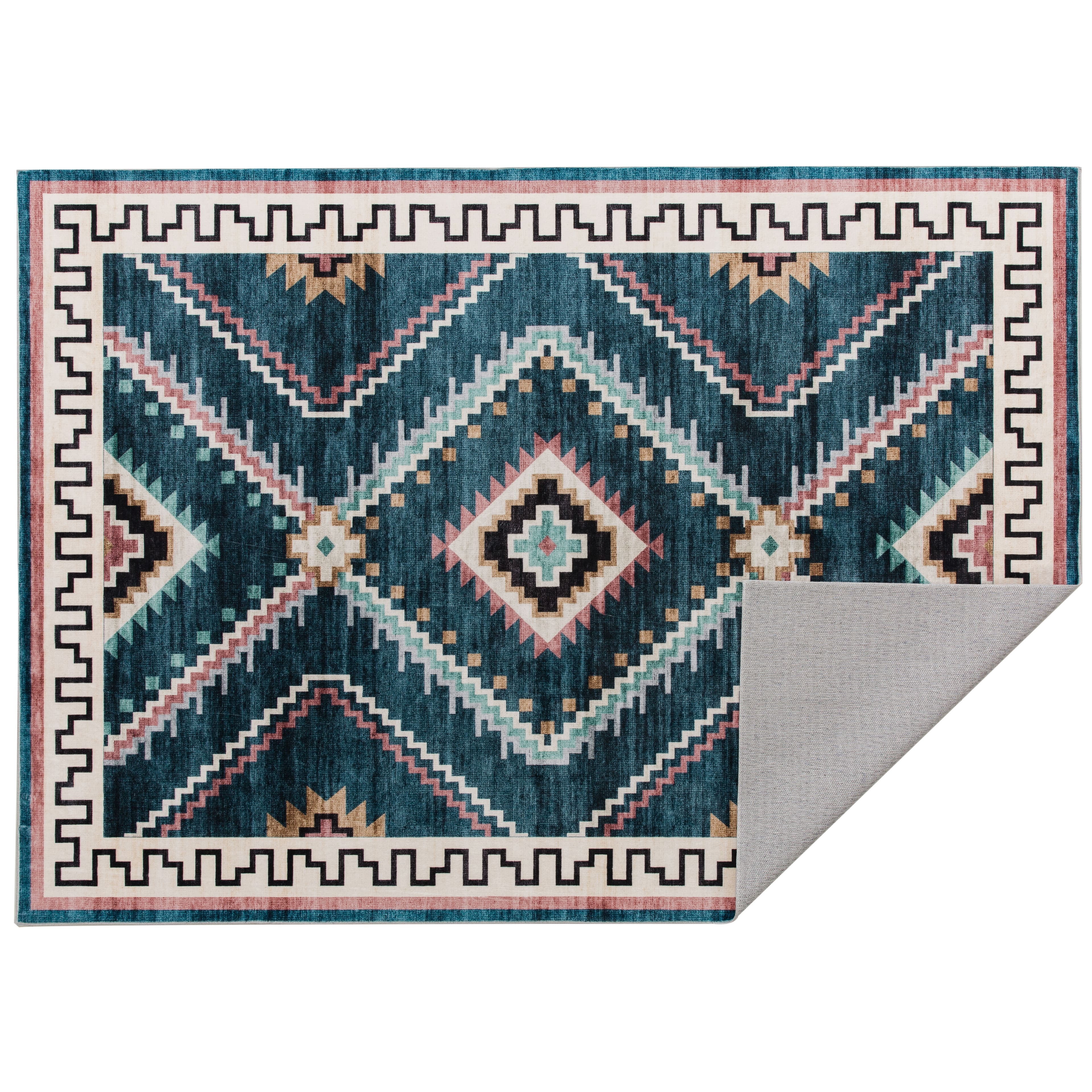 Carpette lavable boho d&#x2019;Ashland