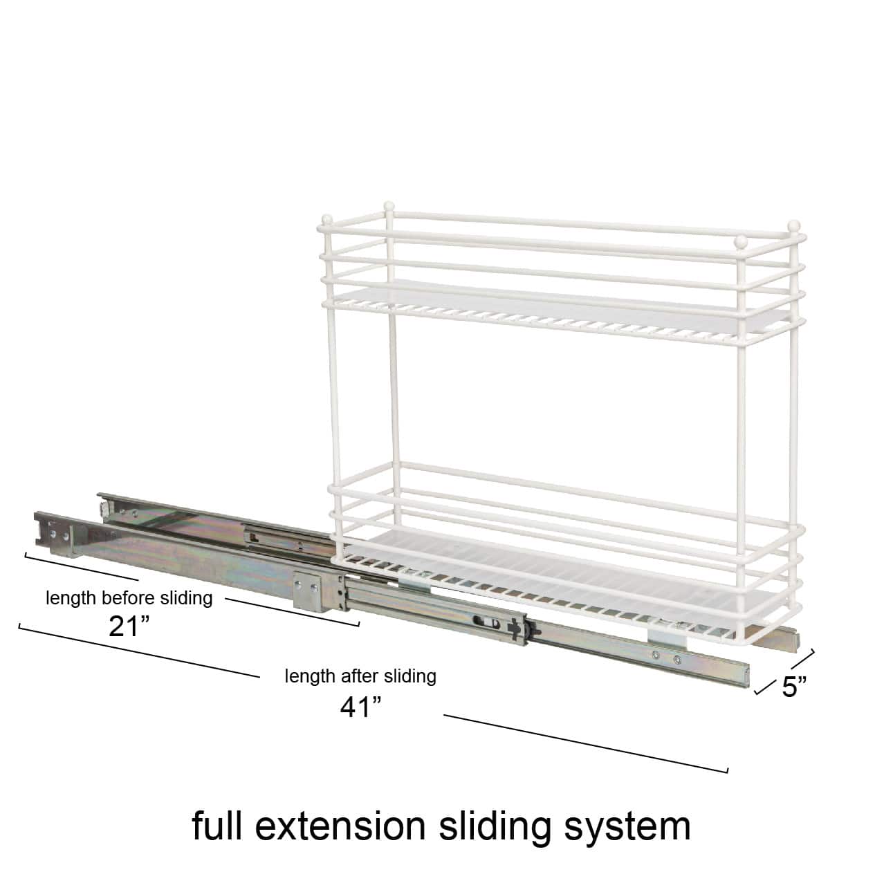 Household Essentials Glidez Narrow Cabinet Organizer