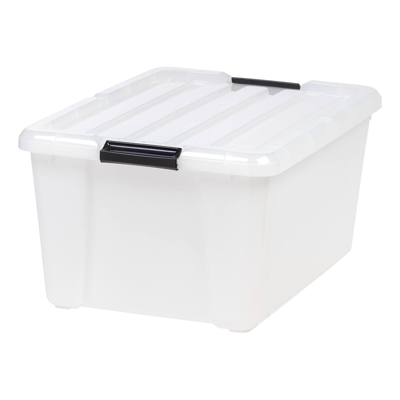 IRIS® 45qt. Clear Latching Storage Boxes, 4ct.