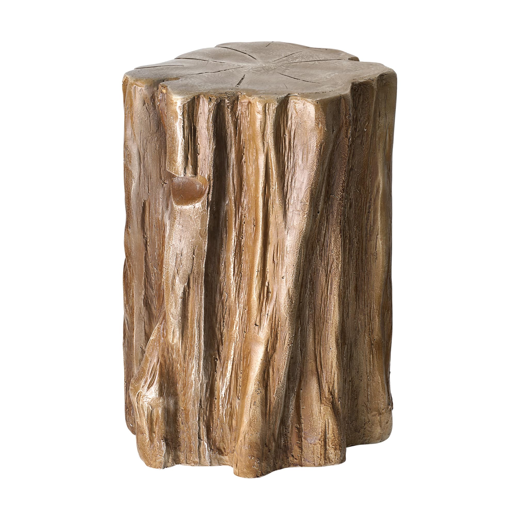 American Art D&#xE9;cor&#x2122; 20&#x22; Rustic Tree Stump Trunk Accent Stool Side End Table