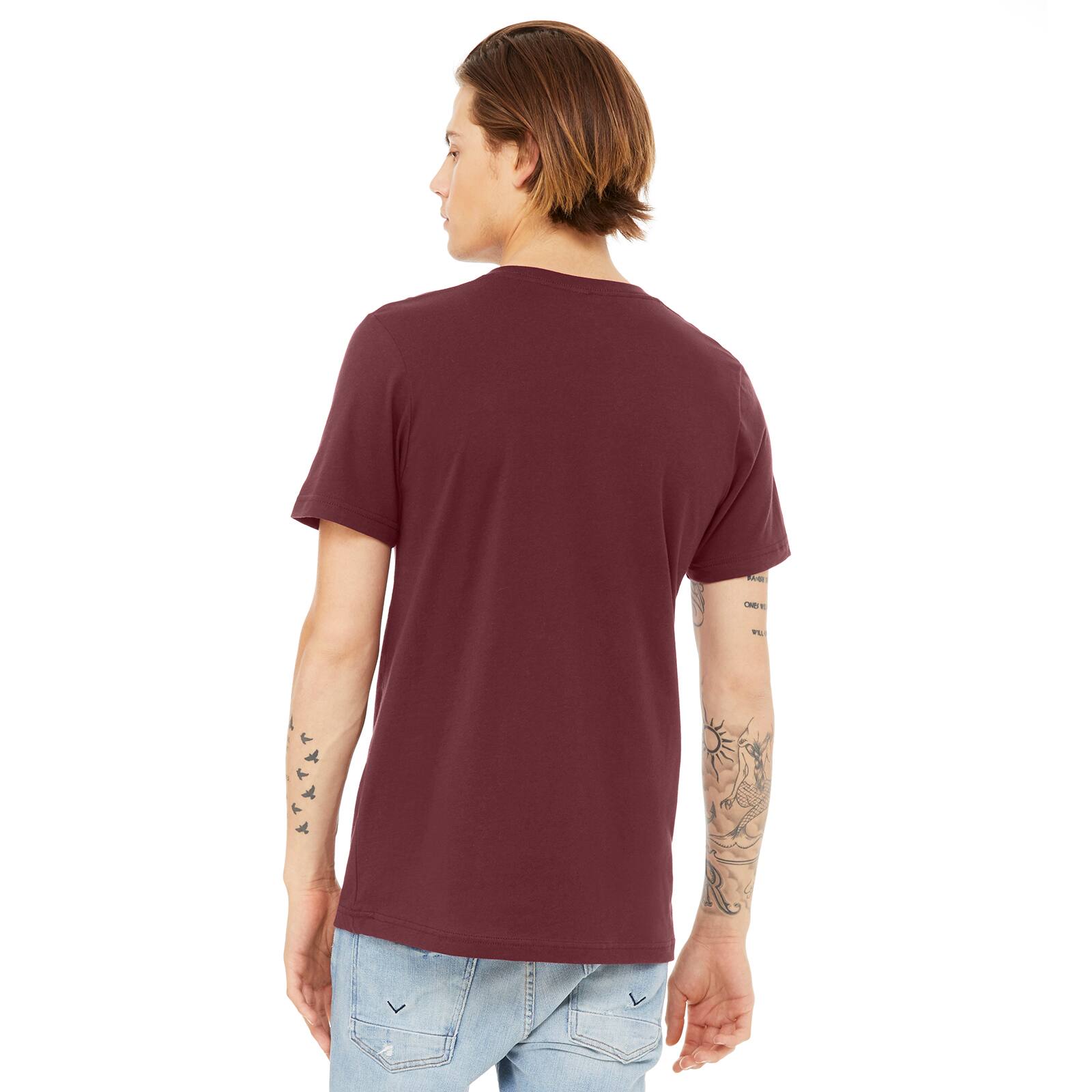 BELLA+CANVAS&#xAE; Short Sleeve V-Neck Adult Unisex Cotton Jersey T-Shirt