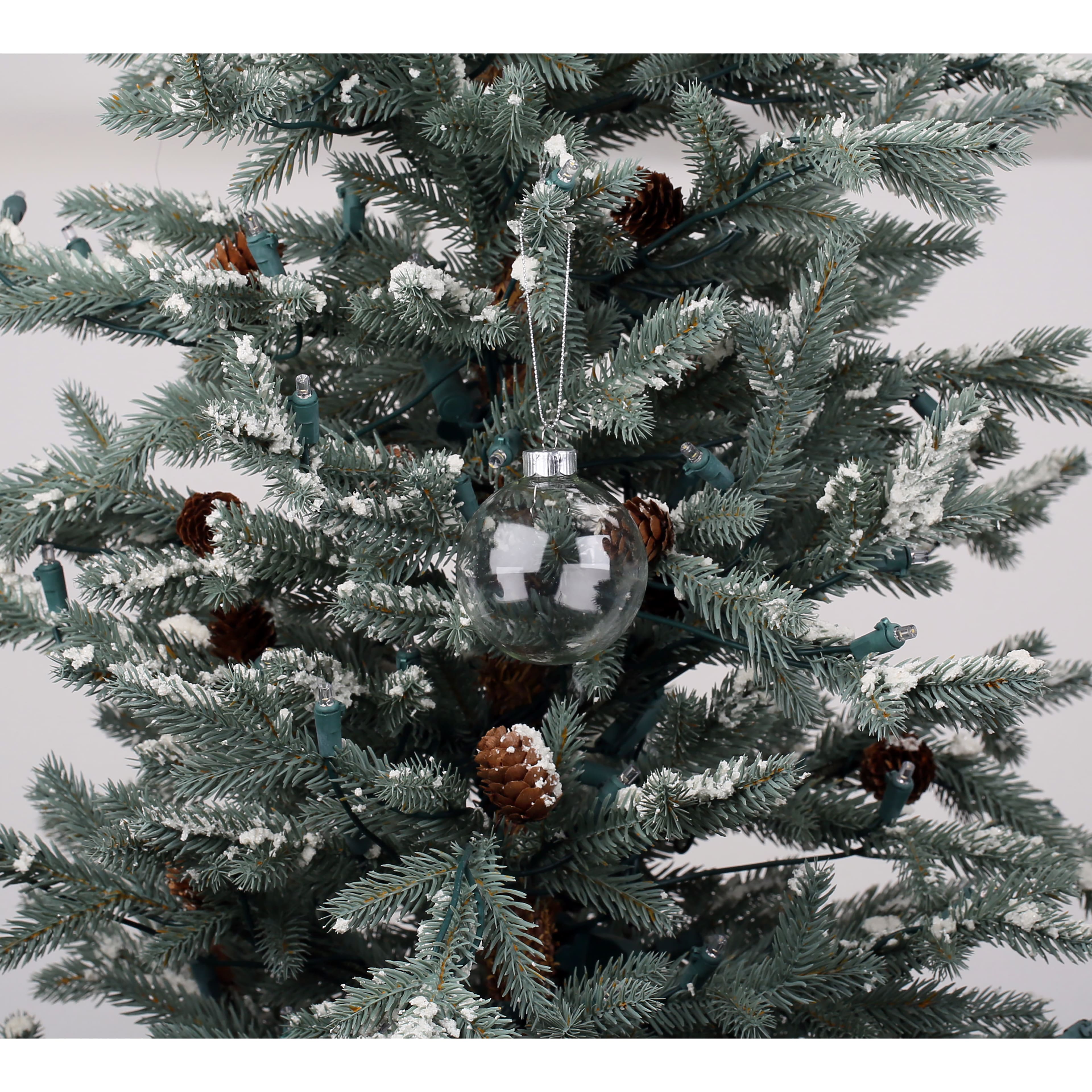 3&#x22; DIY Clear Glass Ball Ornaments, 8ct. by Make Market&#xAE;