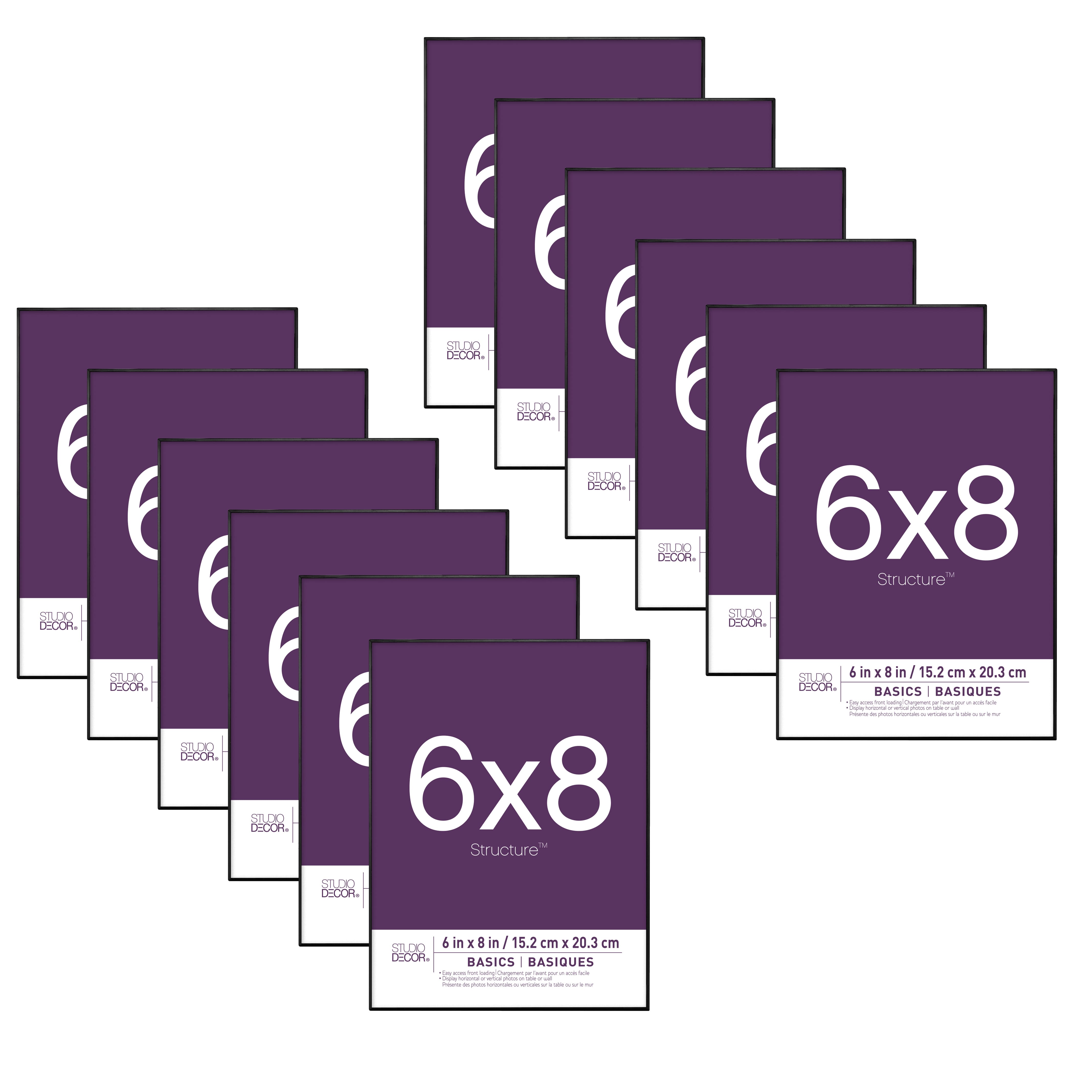 12 Pack: Black Frame, Basics by Studio D&#xE9;cor&#xAE;