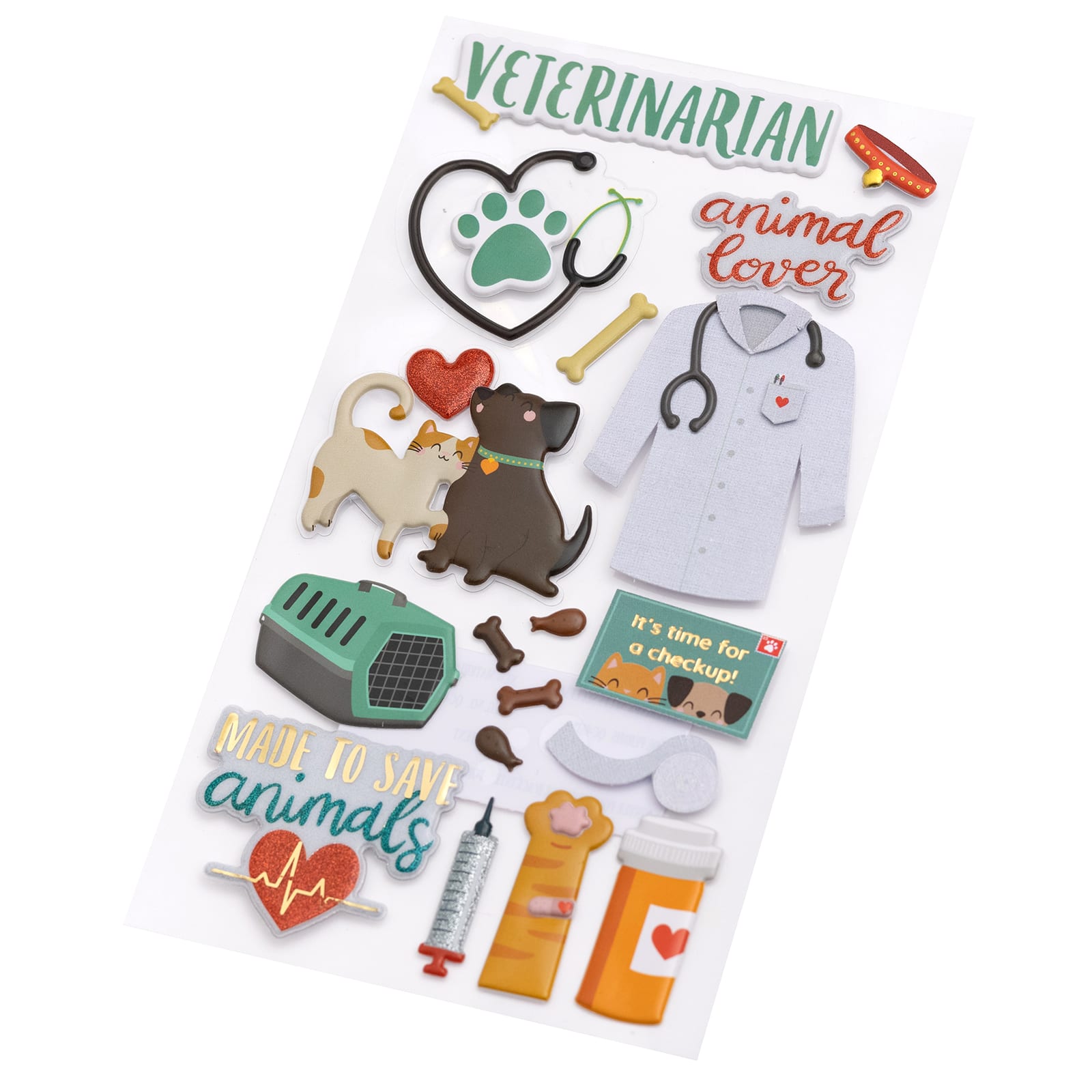 12 Pack: Veterinarian Stickers by Recollections™