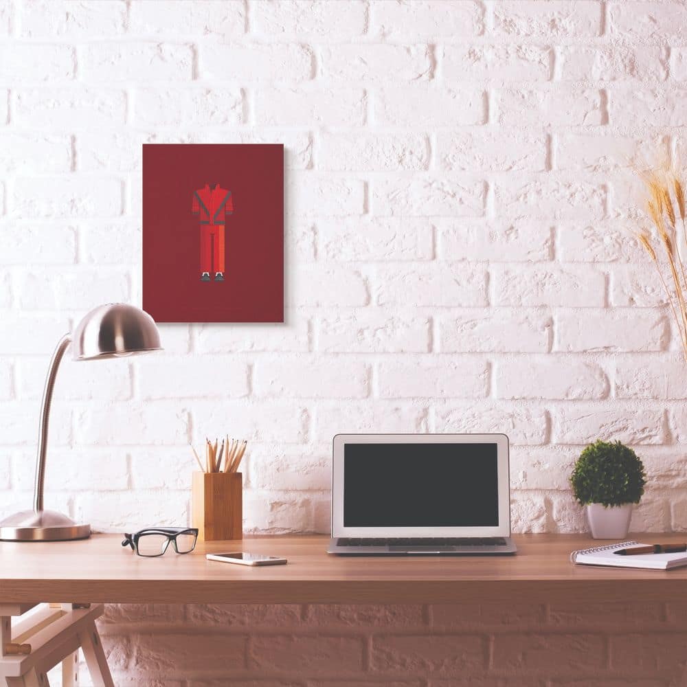 Stupell Industries Red Michael Jackson Fashion Design Wall Accent