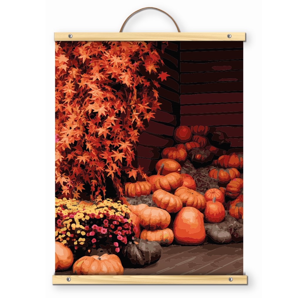 16" x 20" Fall Pumpkins Paint-by-Number Kit by Artist's Loft®