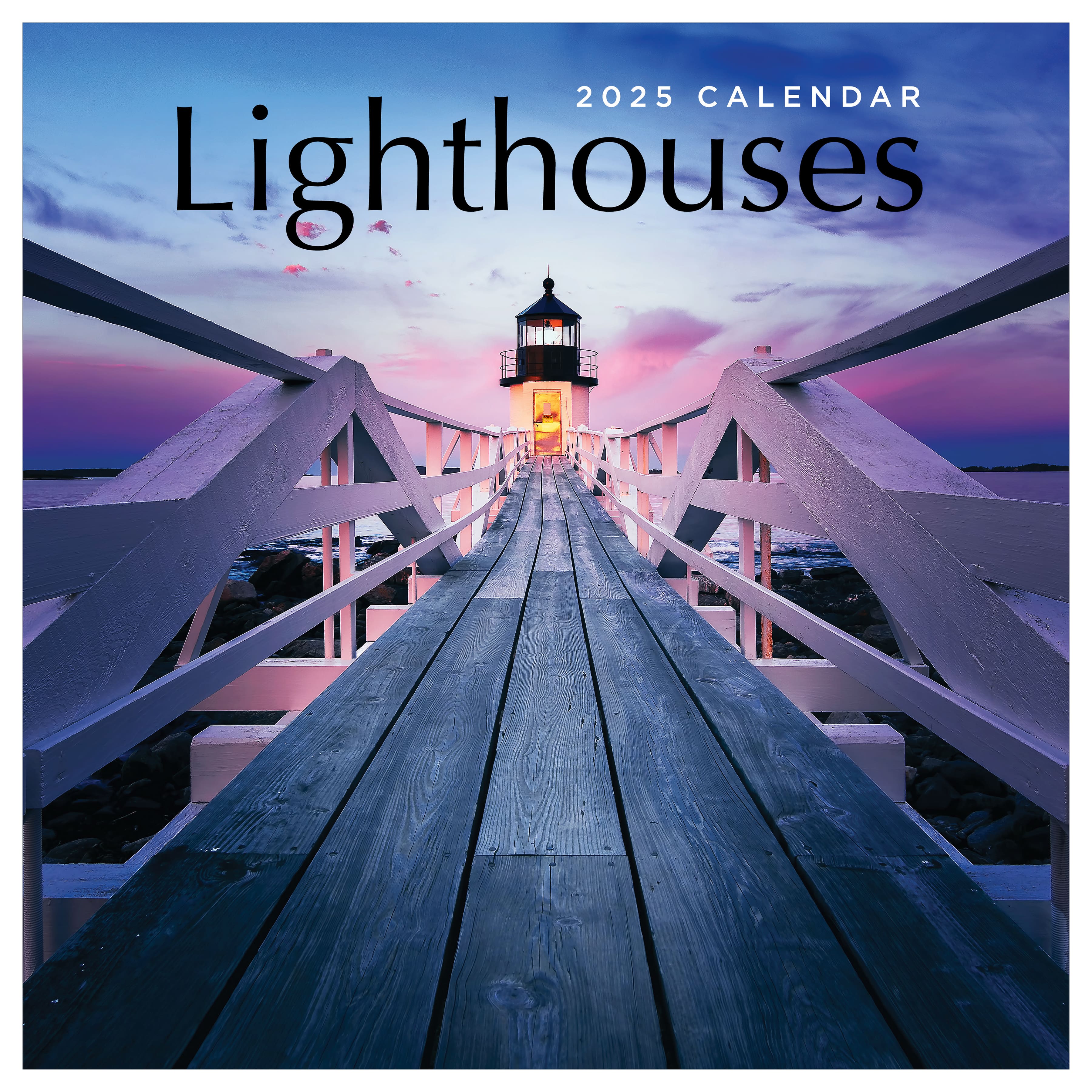 TF Publishing 2025 Lighthouses Wall Calendar