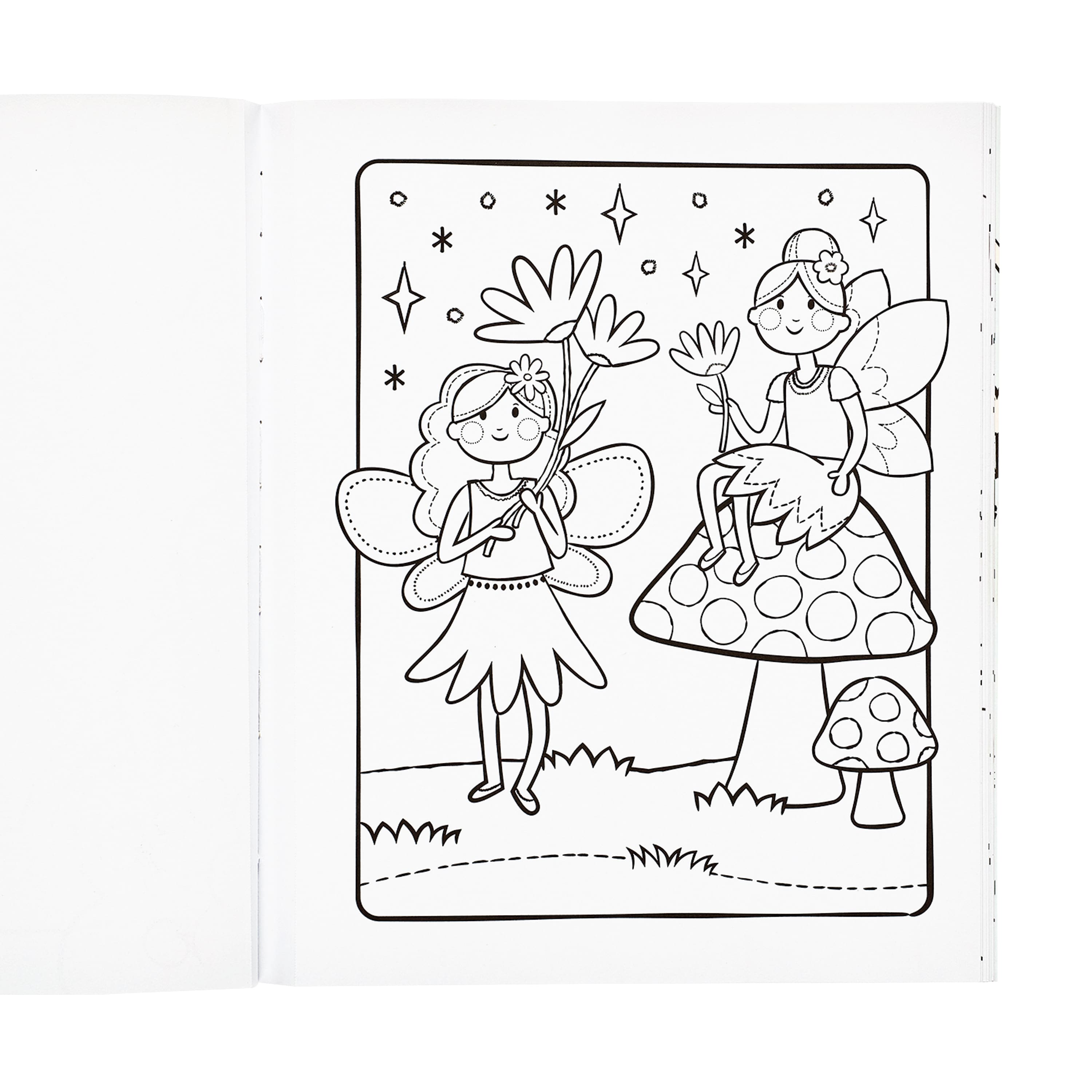 OOLY Color-in&#x27; Book: Princesses &#x26; Fairies