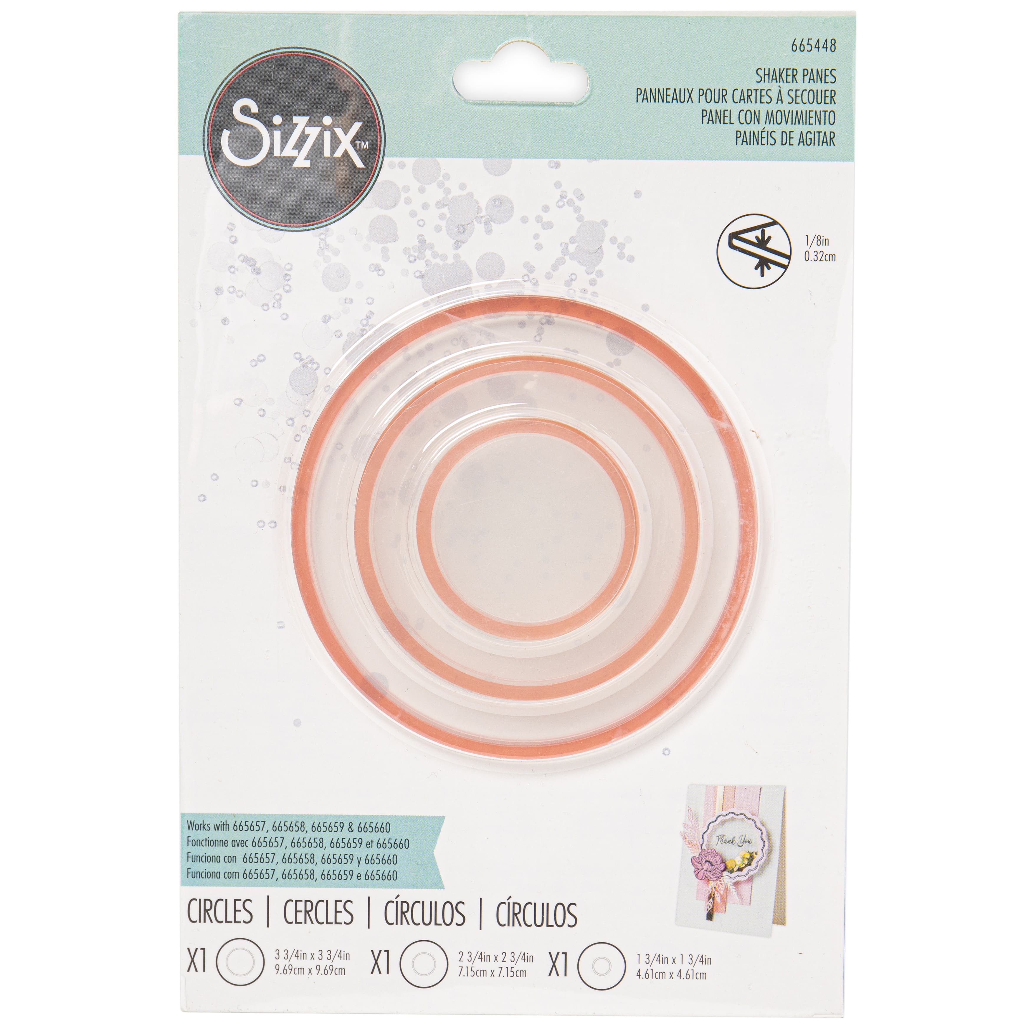 Sizzix&#xAE; Making Essentials Circles Shaker Panes