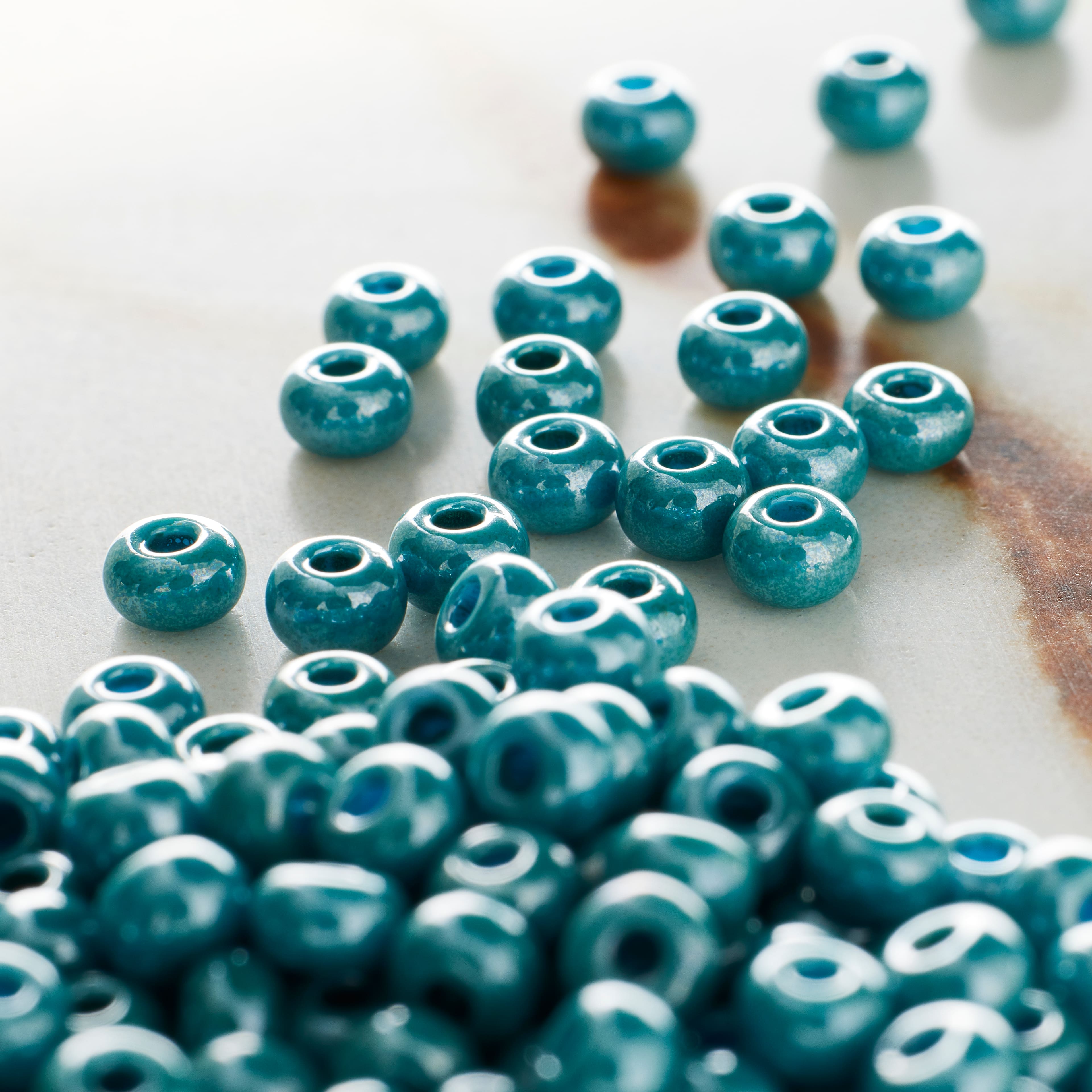 12 Pack: John Bead Silver Lined Czech Glass Seed Beads, 6/0