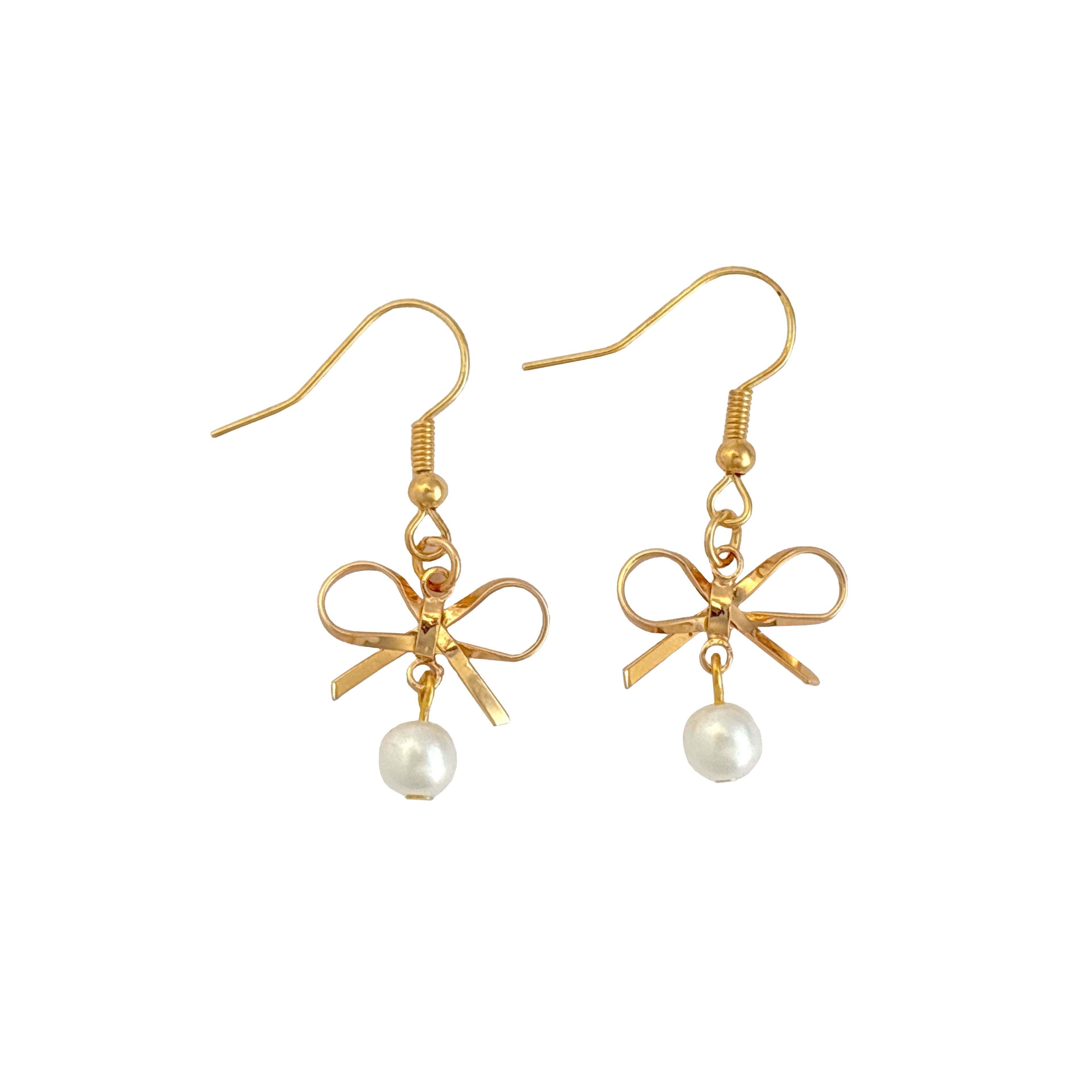 Blue Moon Studio&#x2122; Gold-Colored Bow Charms, 4ct.