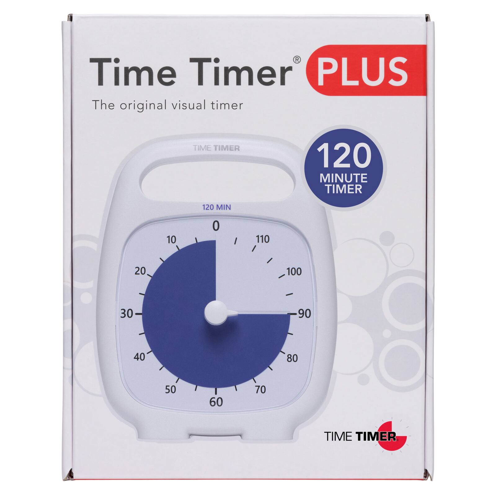 Time Timer PLUS&#xAE; White 120 Minute Timer
