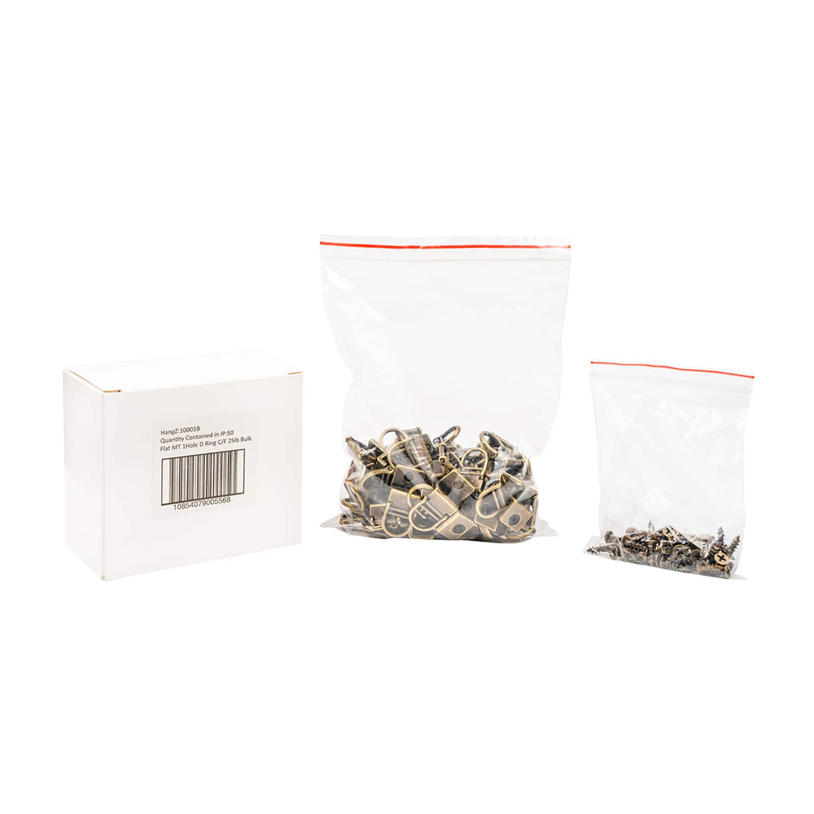 HangZ™ 25lb. Canvas 1 Hole D Ring Hangers, 50ct.