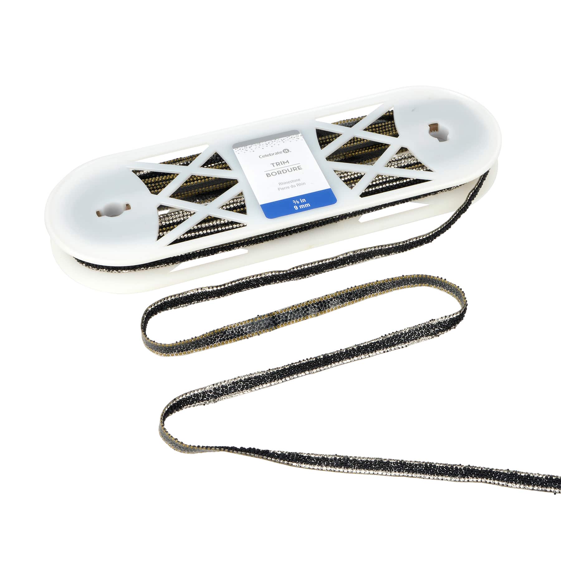 3/8&#x22; Rhinestone Trim Ribbon by Celebrate It&#xAE;