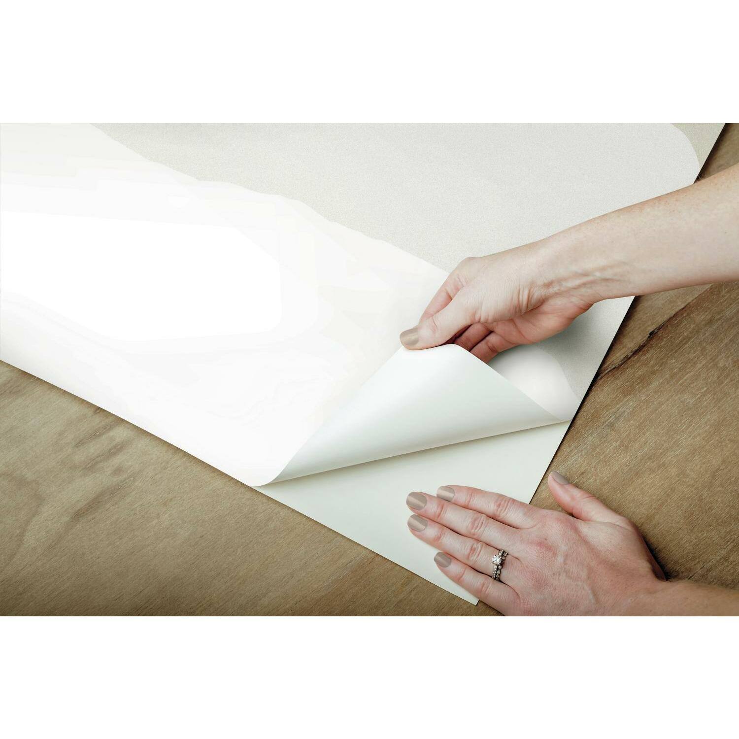 Wanderlust White Peel & Stick Mural