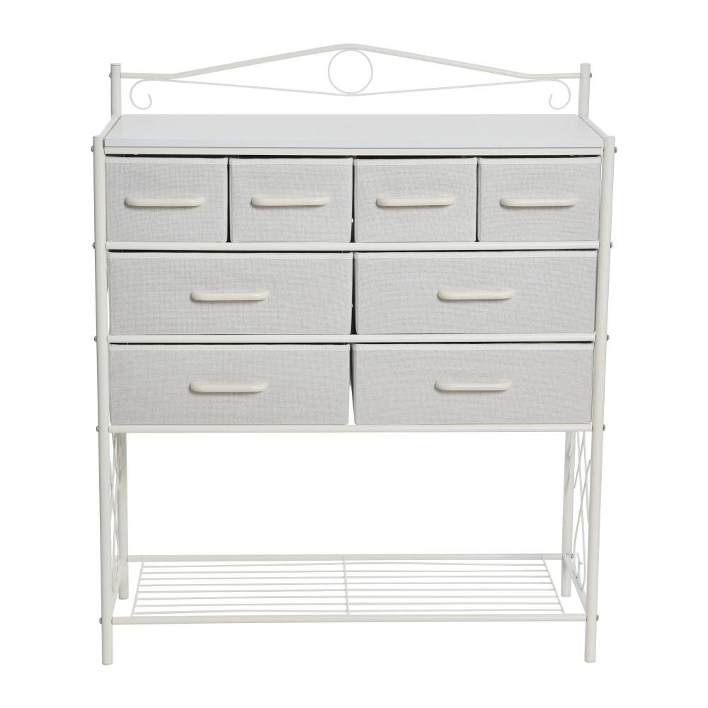 Household Essentials Victoria 8-Drawer Dresser with Shelf
