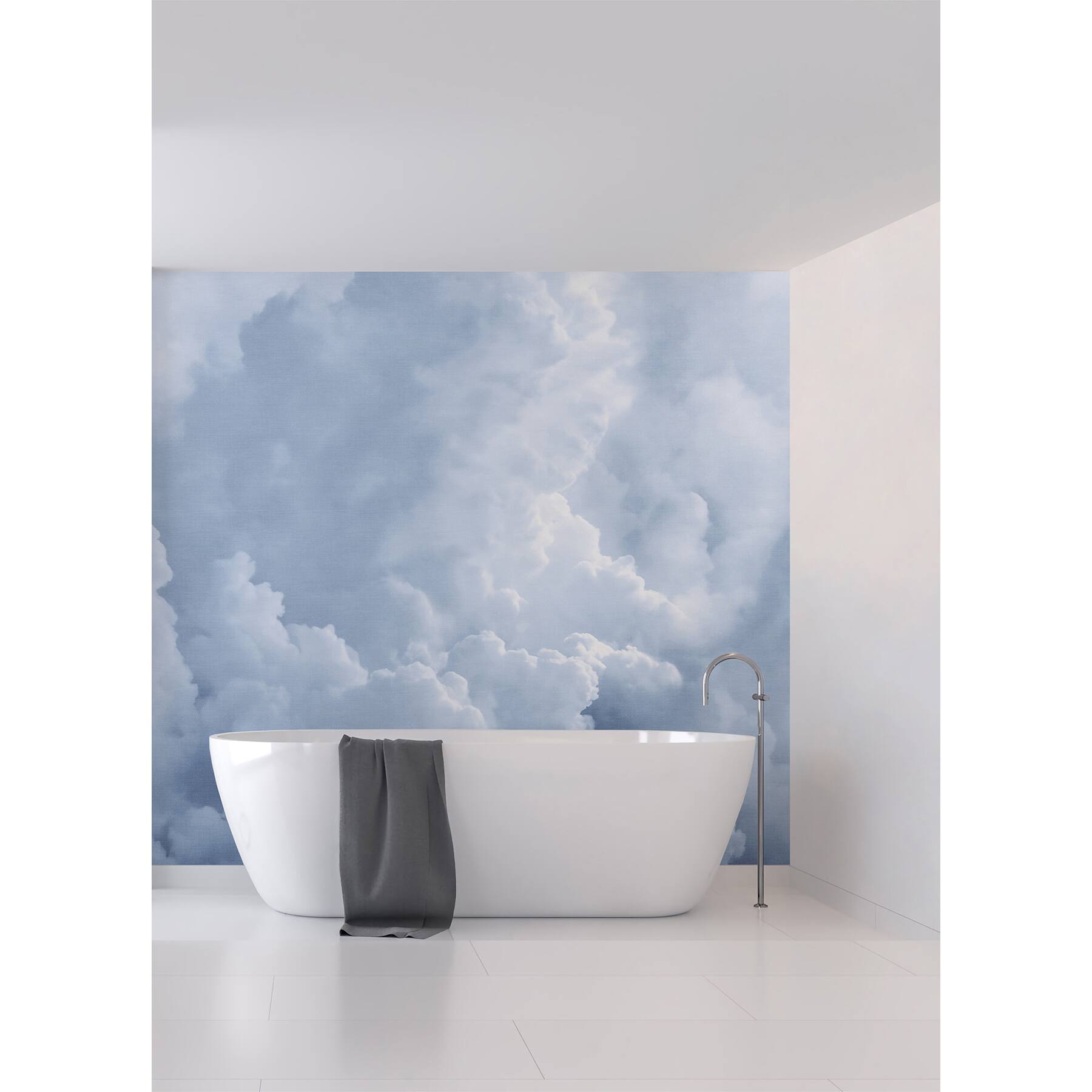 Katie Hunt Sky Blue In The Clouds Wall Mural