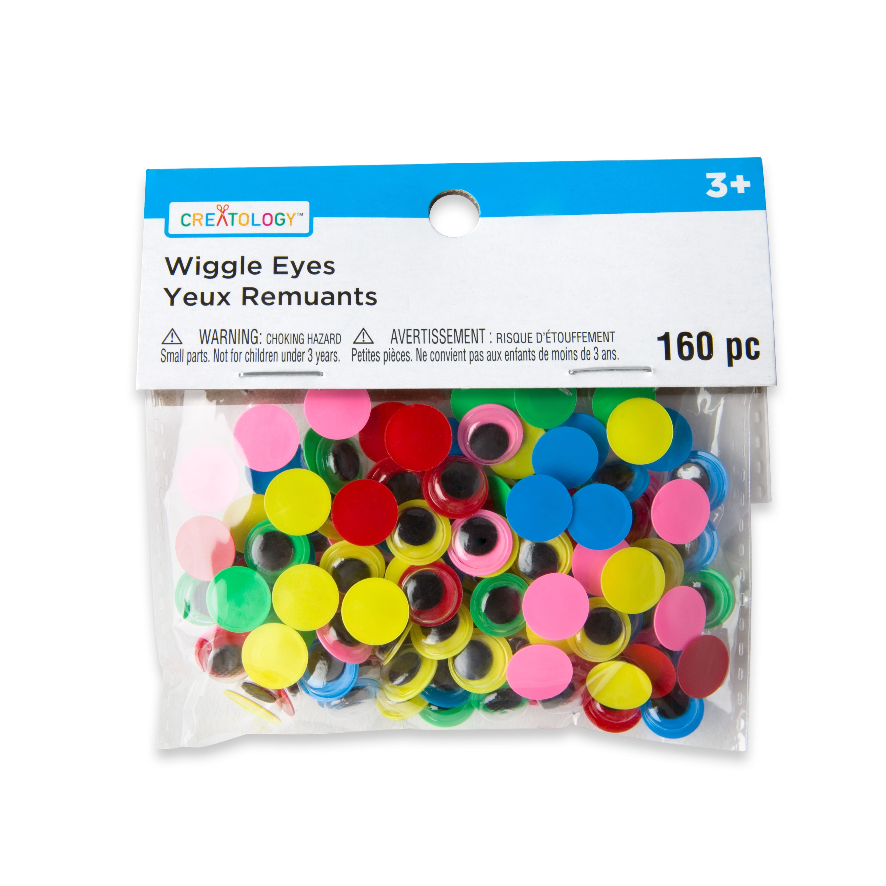 12 Packs: 160 ct. (1,920 total) Neon Wiggle Eyes by Creatology&#x2122;
