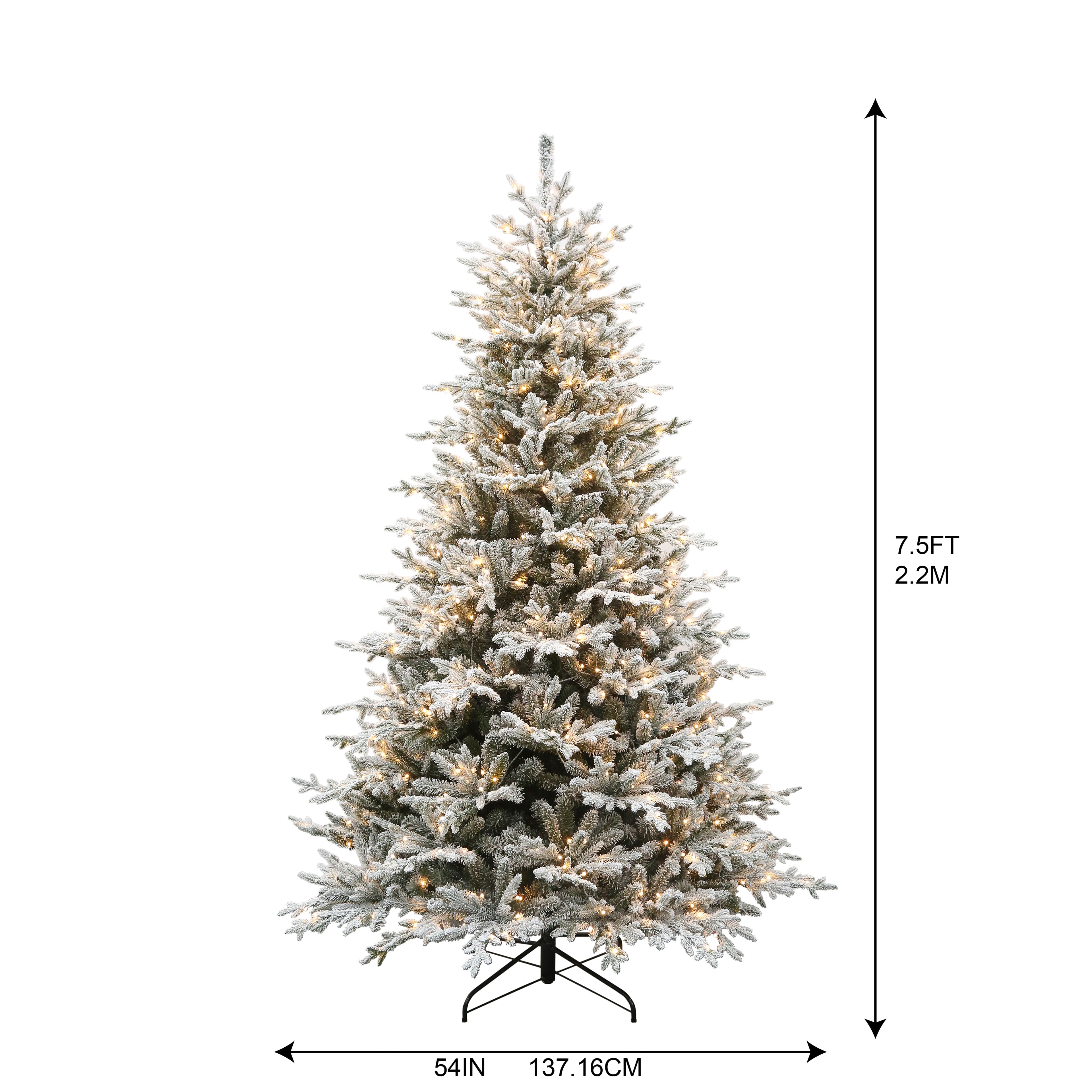 7.5ft. Pre-Lit Fairbanks Fir Artificial Christmas Tree, Warm White Mini LED Lights by Ashland&#xAE;