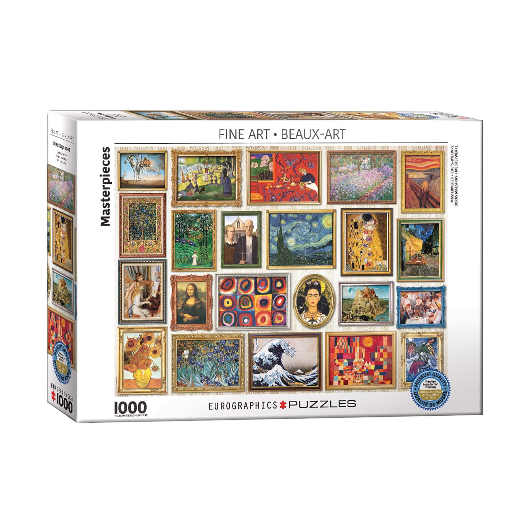 Fine Art Masterpieces: 1000 Pcs