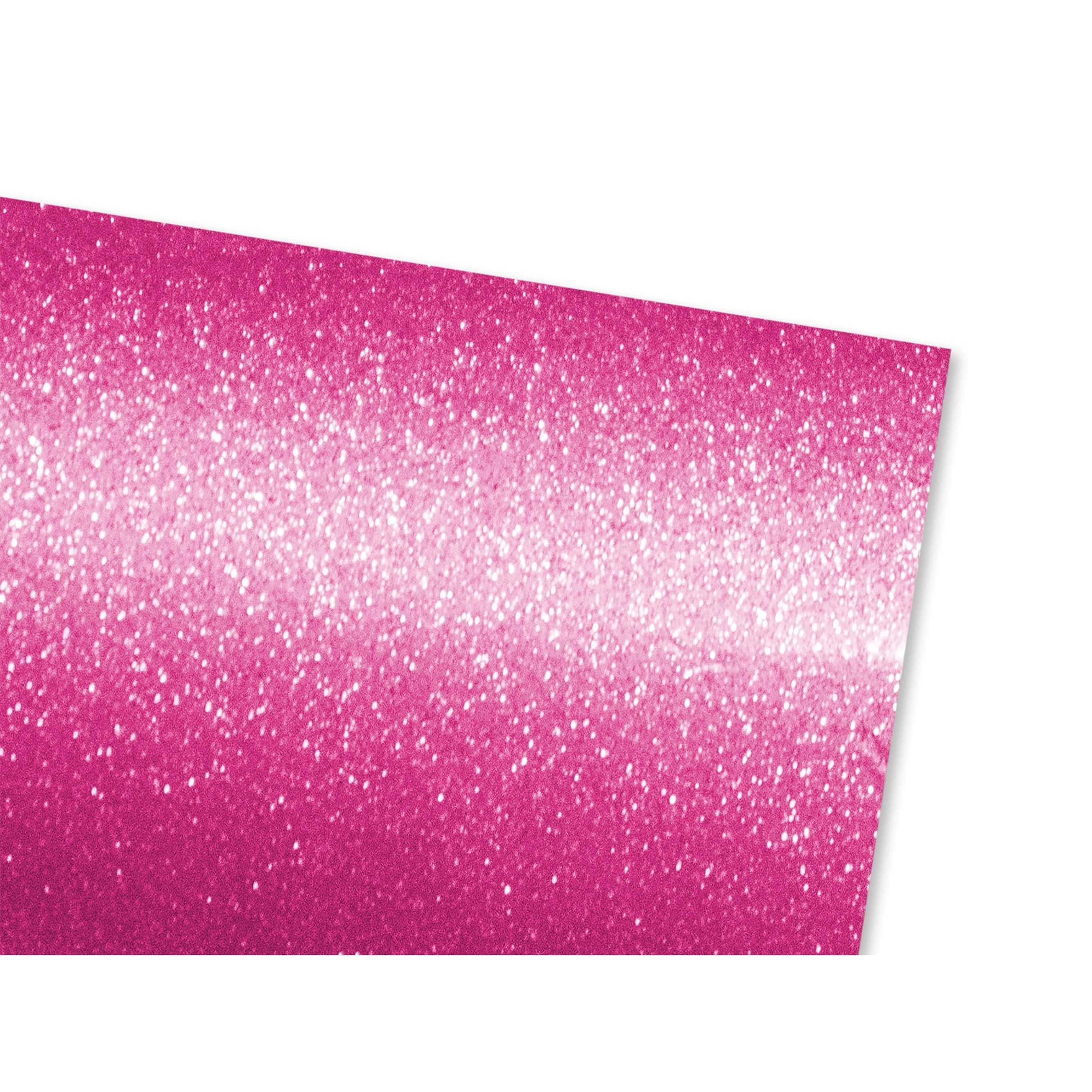 PA Vinyl Fine Glitter Permanent Adhesive Vinyl