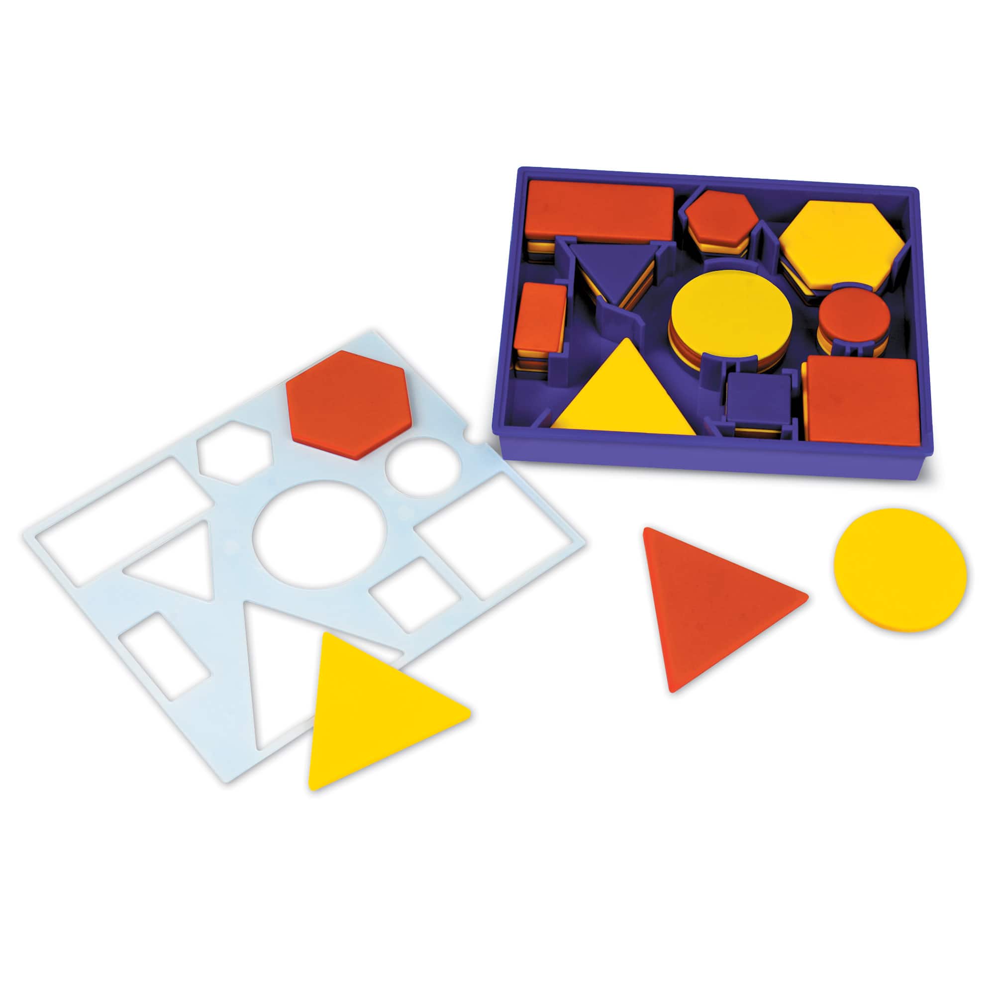 Learning Resources Attribute Blocks Desk Set