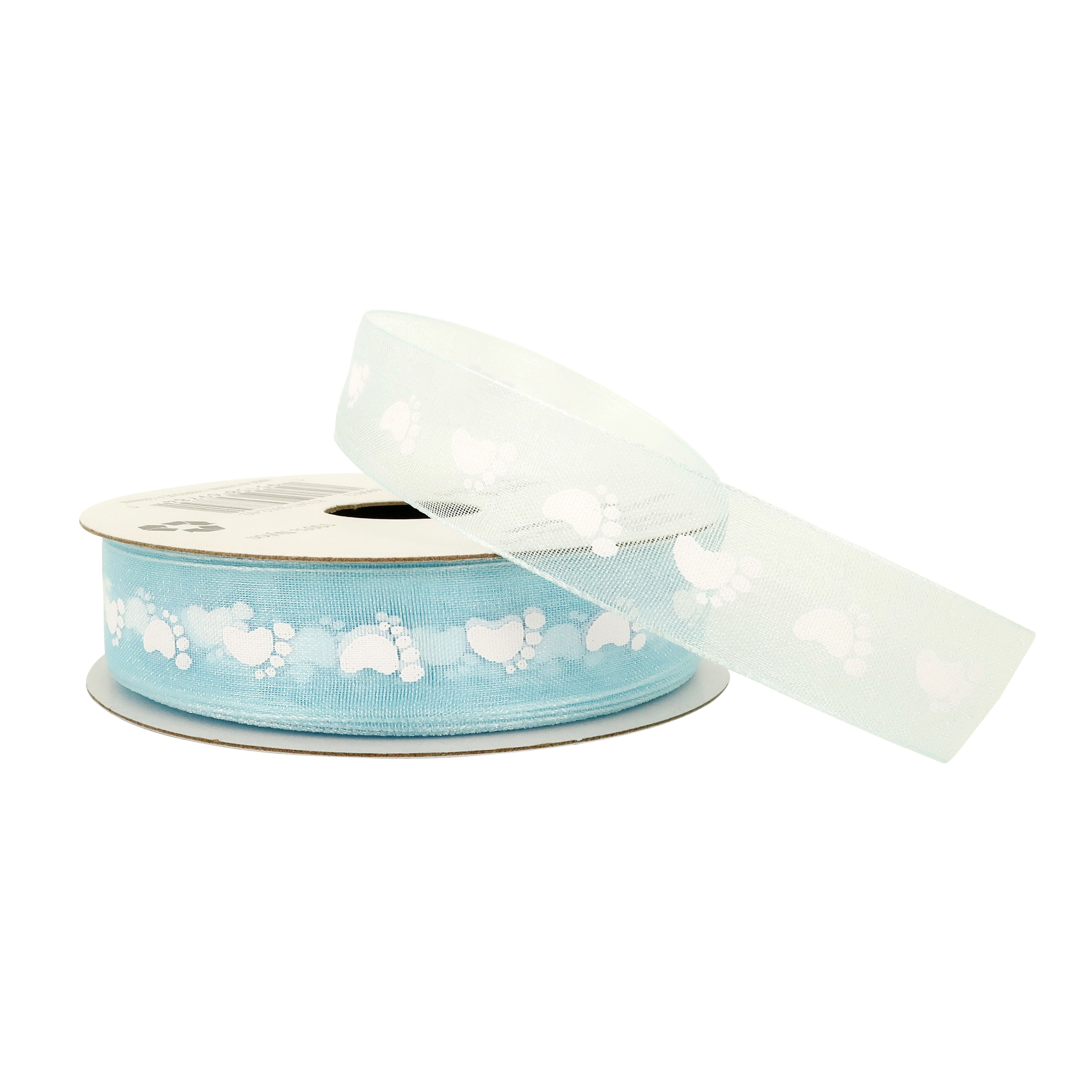 12 Pack: 5/8" x 7yd. Sheer Baby Foot Ribbon by Celebrate It®