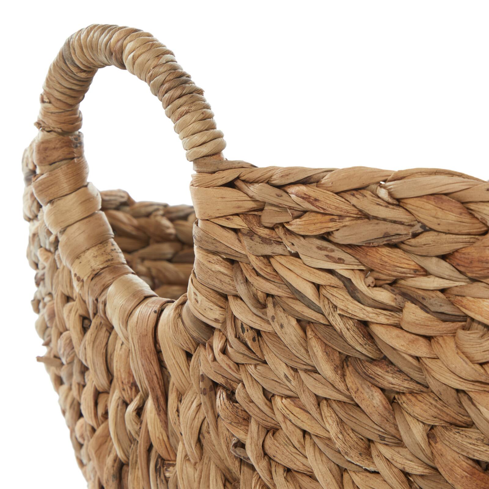 Brown Sea Grass Contemporary Storage Basket