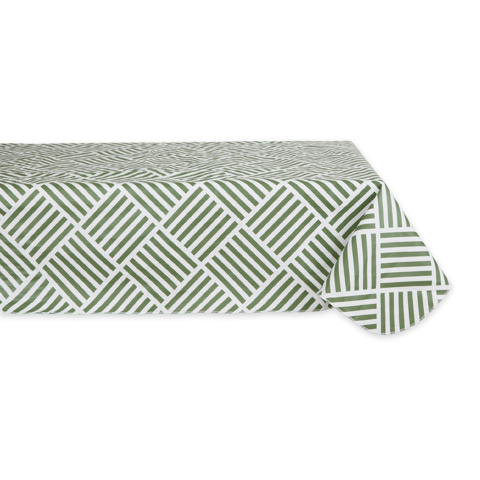 Artichoke Grid Vinyl Tablecloth 60" x 102"