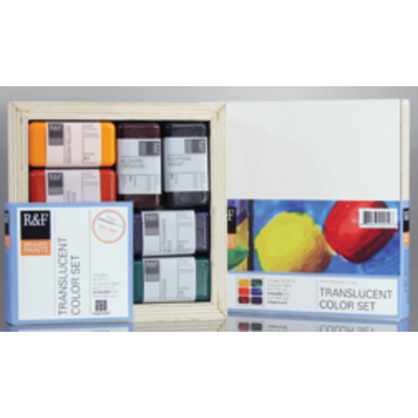 R&#x26;F&#xAE; Translucent Color Encaustic Paint Cake Set