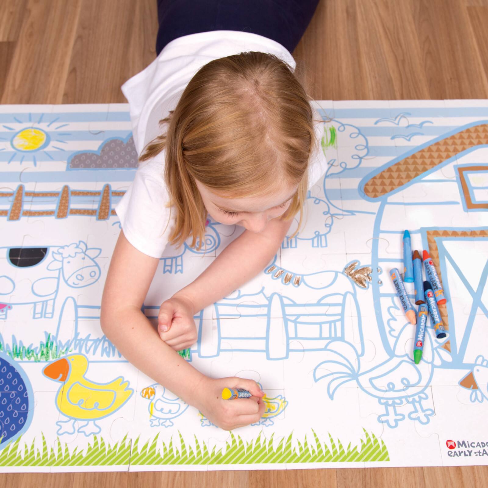 6 Pack: Micador® early stART® Puzzletivities™ Floor Puzzle Pack